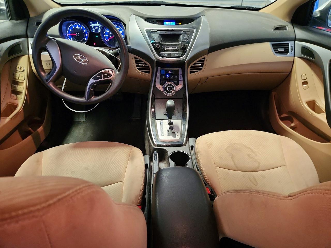 2013 Hyundai Elantra Gls White vin: 5NPDH4AEXDH332970