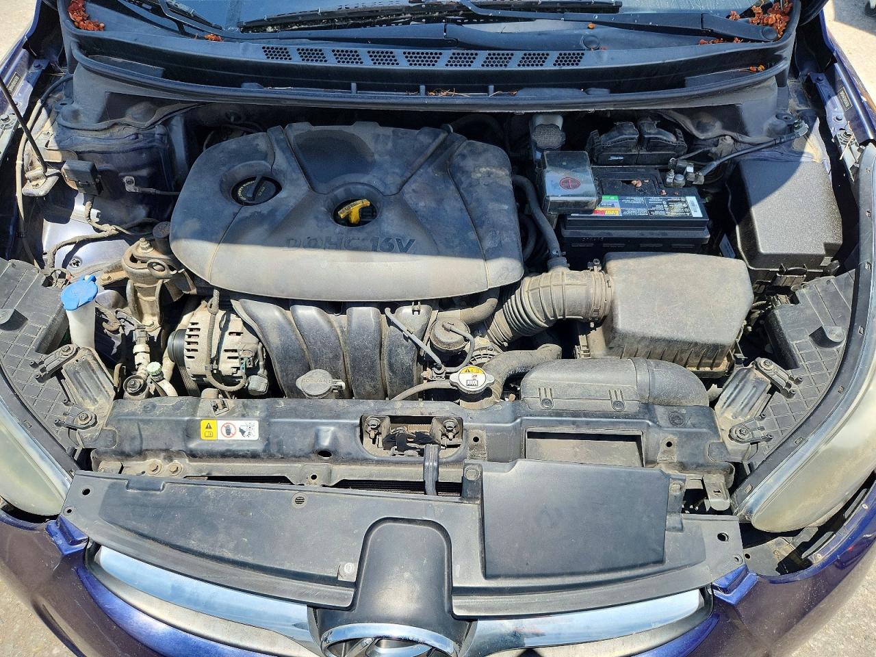 2013 Hyundai Elantra Gls Blue vin: 5NPDH4AEXDH336758