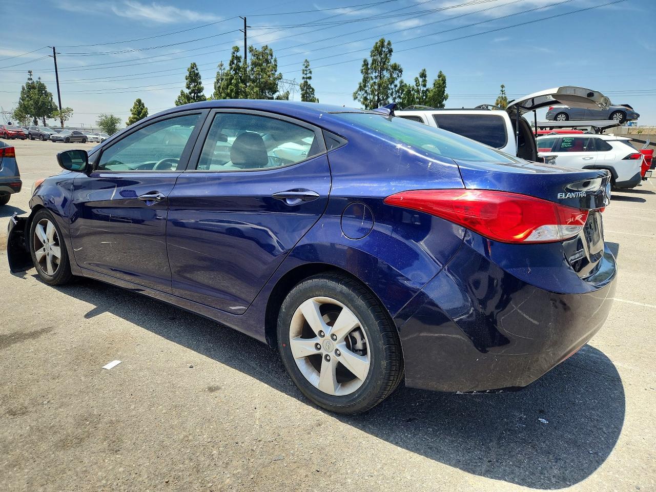 2013 Hyundai Elantra Gls Blue vin: 5NPDH4AEXDH336758