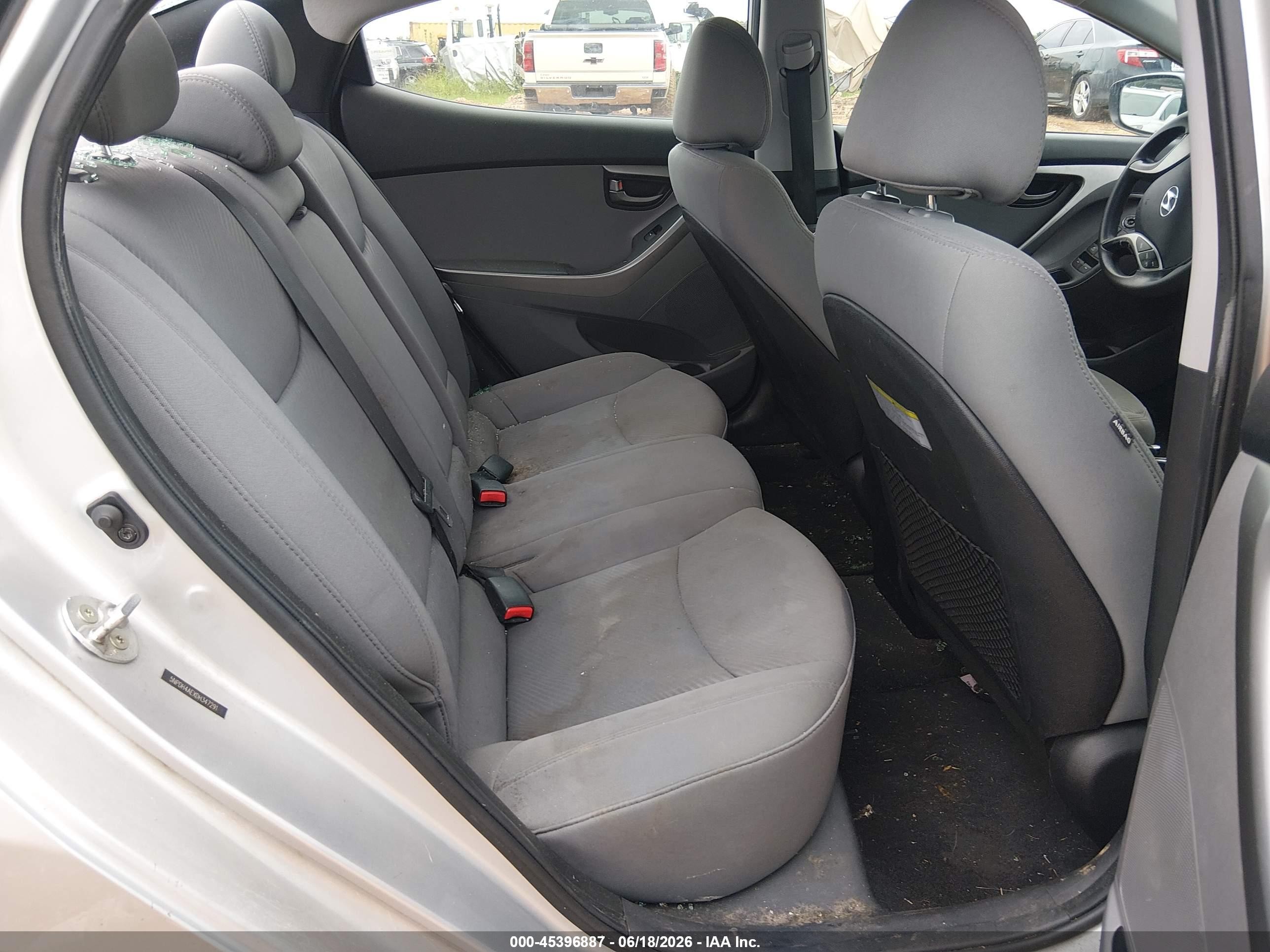2013 Hyundai Elantra Gls Silver vin: 5NPDH4AEXDH347291