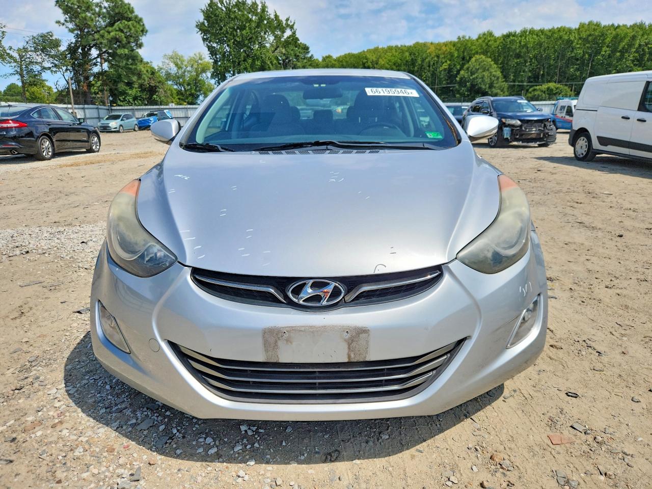 2013 Hyundai Elantra Limited Silver vin: 5NPDH4AEXDH347307