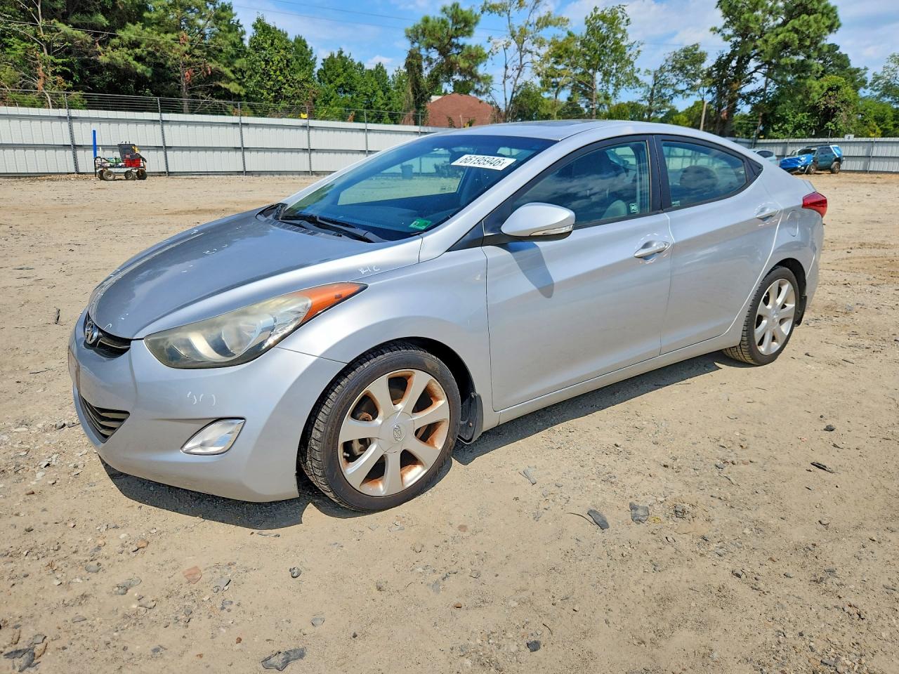 2013 Hyundai Elantra Limited Silver vin: 5NPDH4AEXDH347307