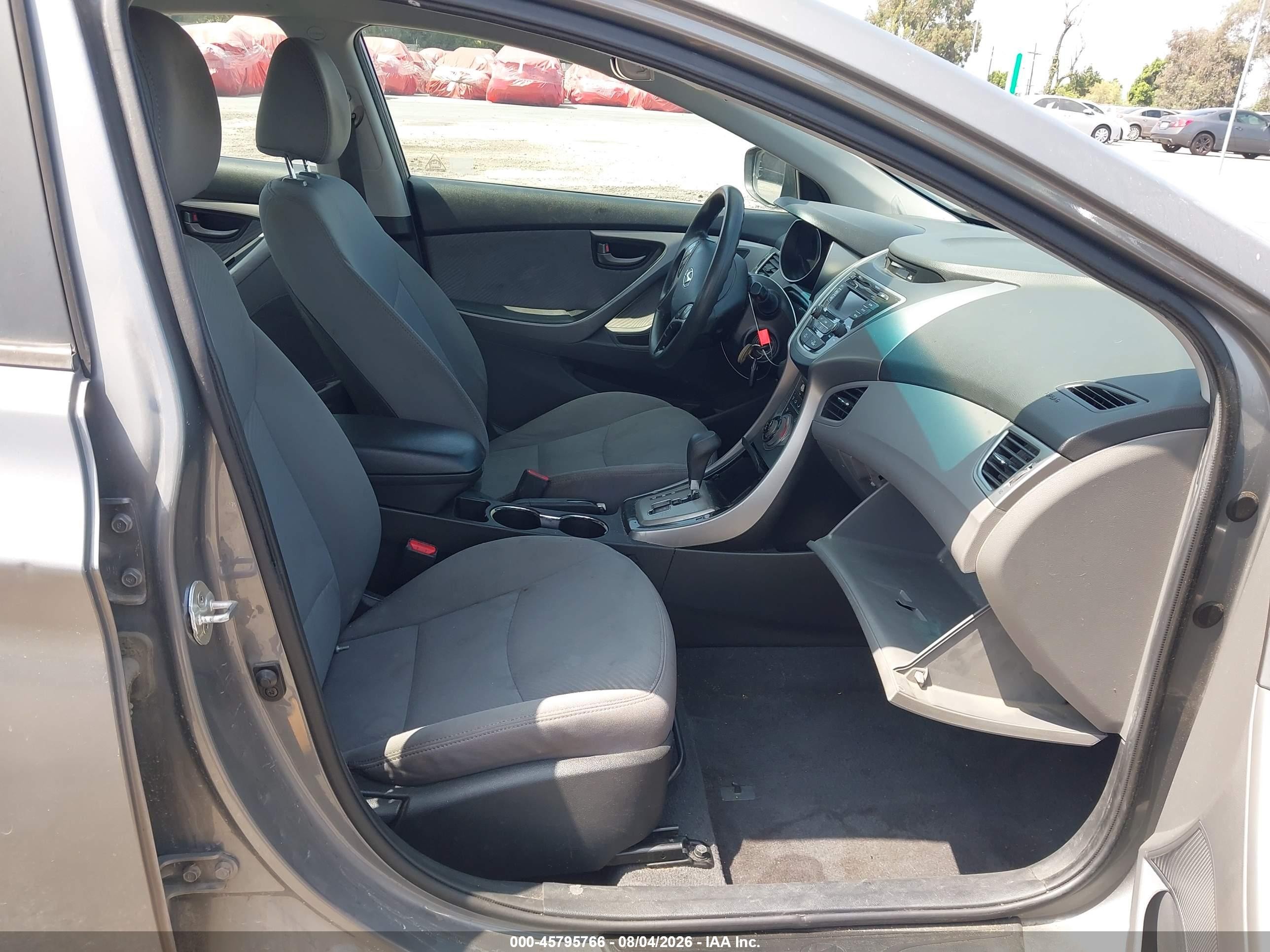 2013 Hyundai Elantra Gls Серый vin: 5NPDH4AEXDH352412
