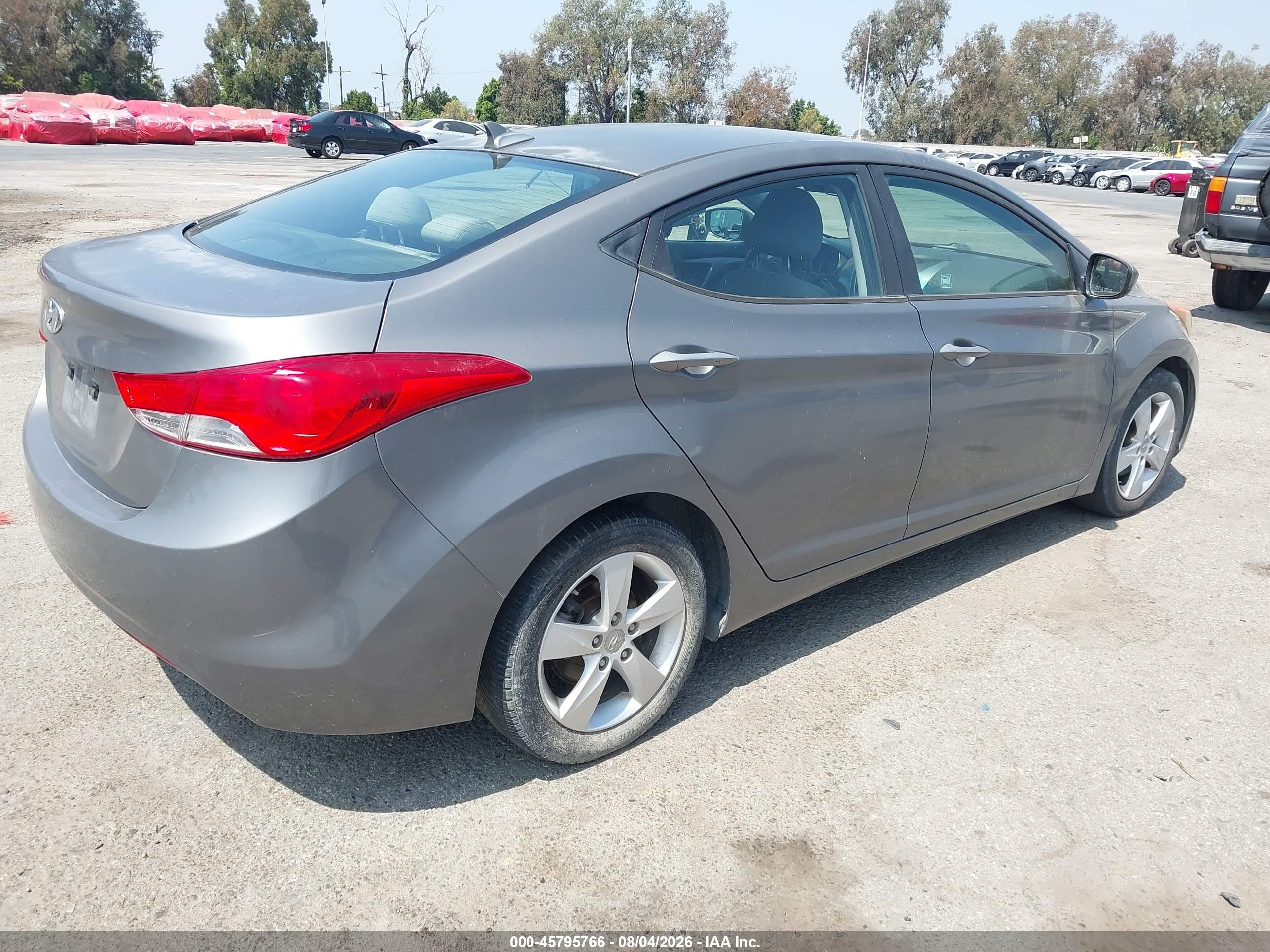 2013 Hyundai Elantra Gls Серый vin: 5NPDH4AEXDH352412