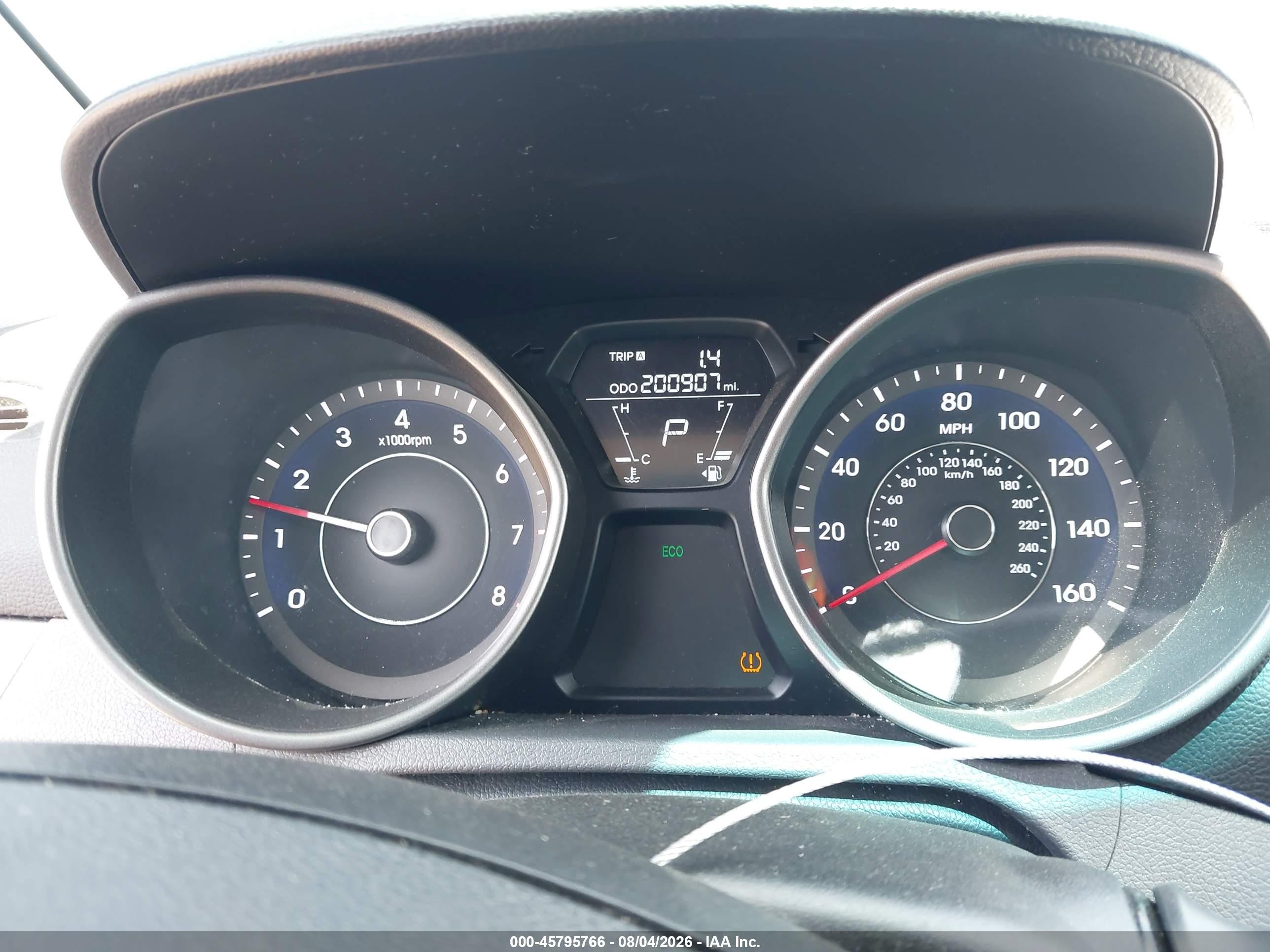 2013 Hyundai Elantra Gls Серый vin: 5NPDH4AEXDH352412