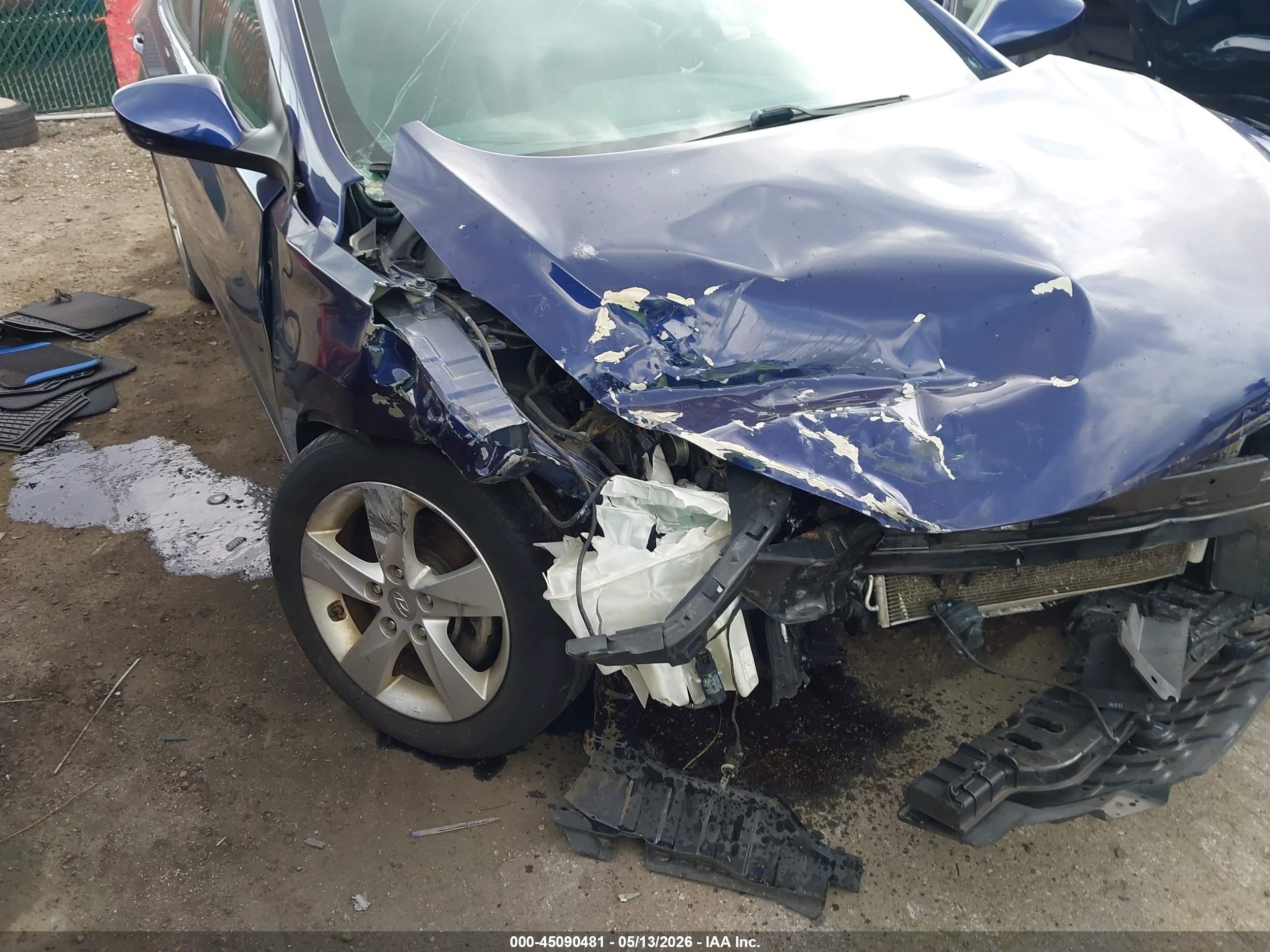 2013 Hyundai Elantra Gls Blue vin: 5NPDH4AEXDH356718