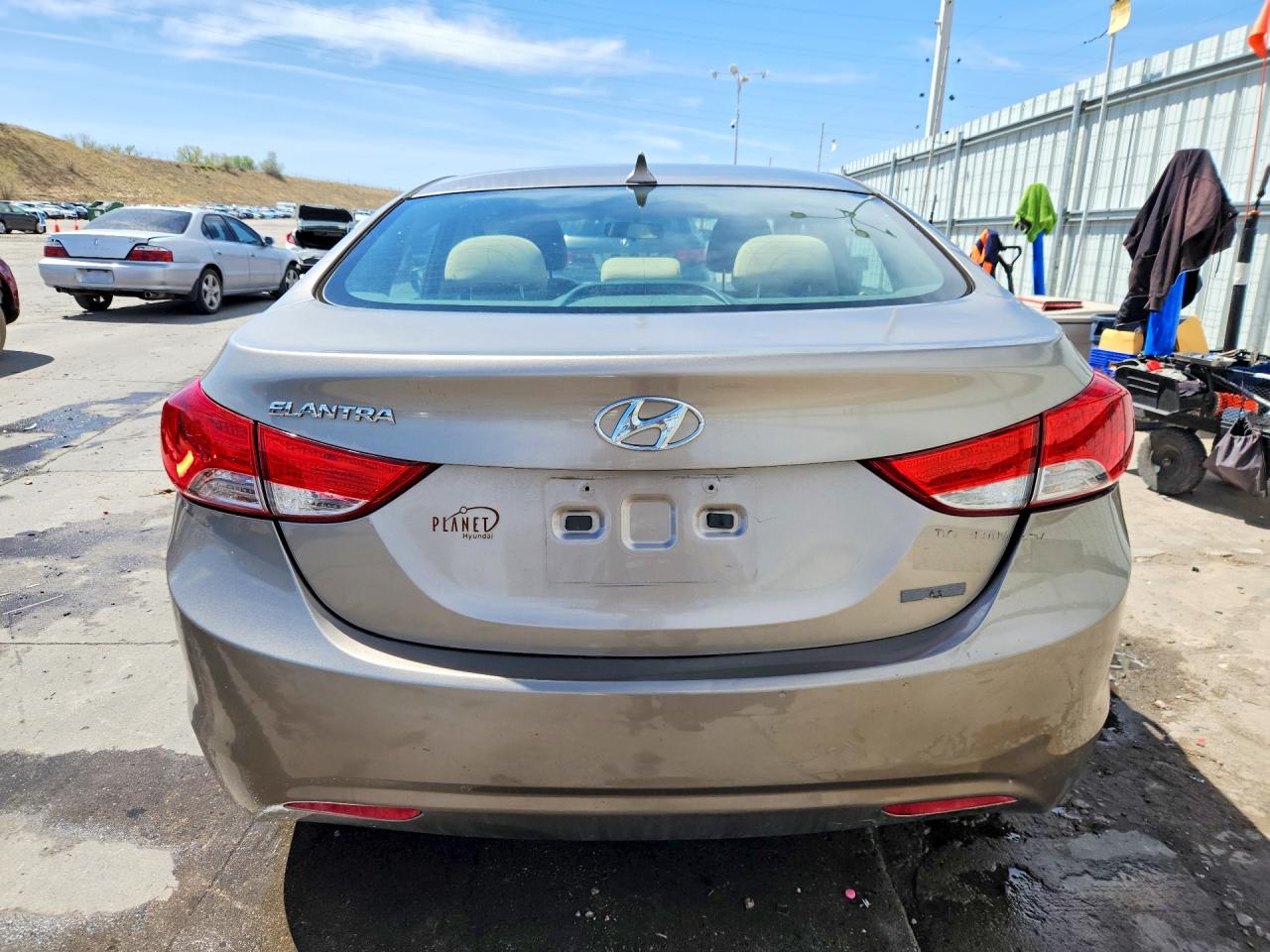 2013 Hyundai Elantra Gls Желто-коричневый vin: 5NPDH4AEXDH362910