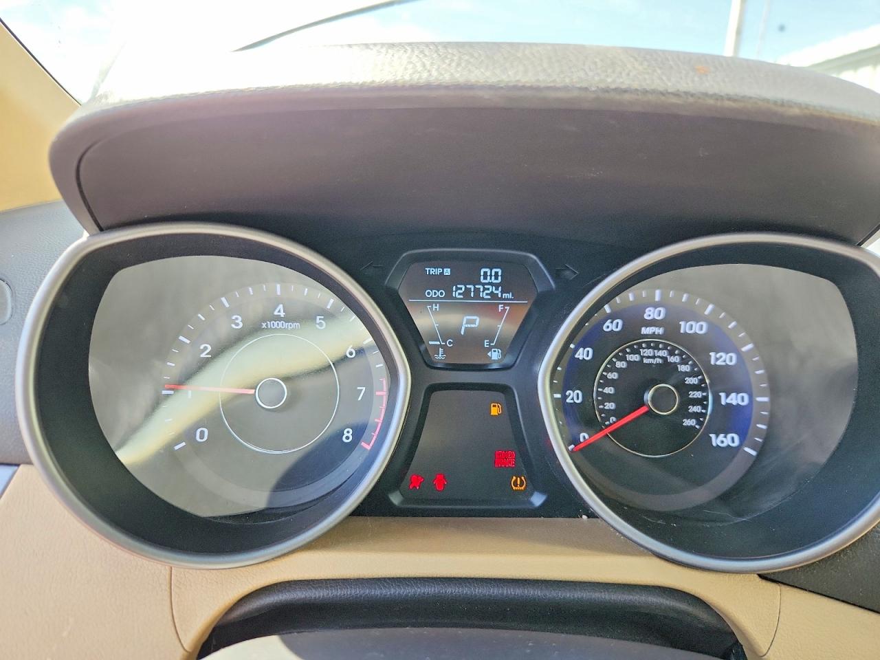2013 Hyundai Elantra Gls Желто-коричневый vin: 5NPDH4AEXDH362910