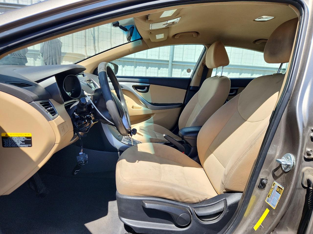 2013 Hyundai Elantra Gls Желто-коричневый vin: 5NPDH4AEXDH362910