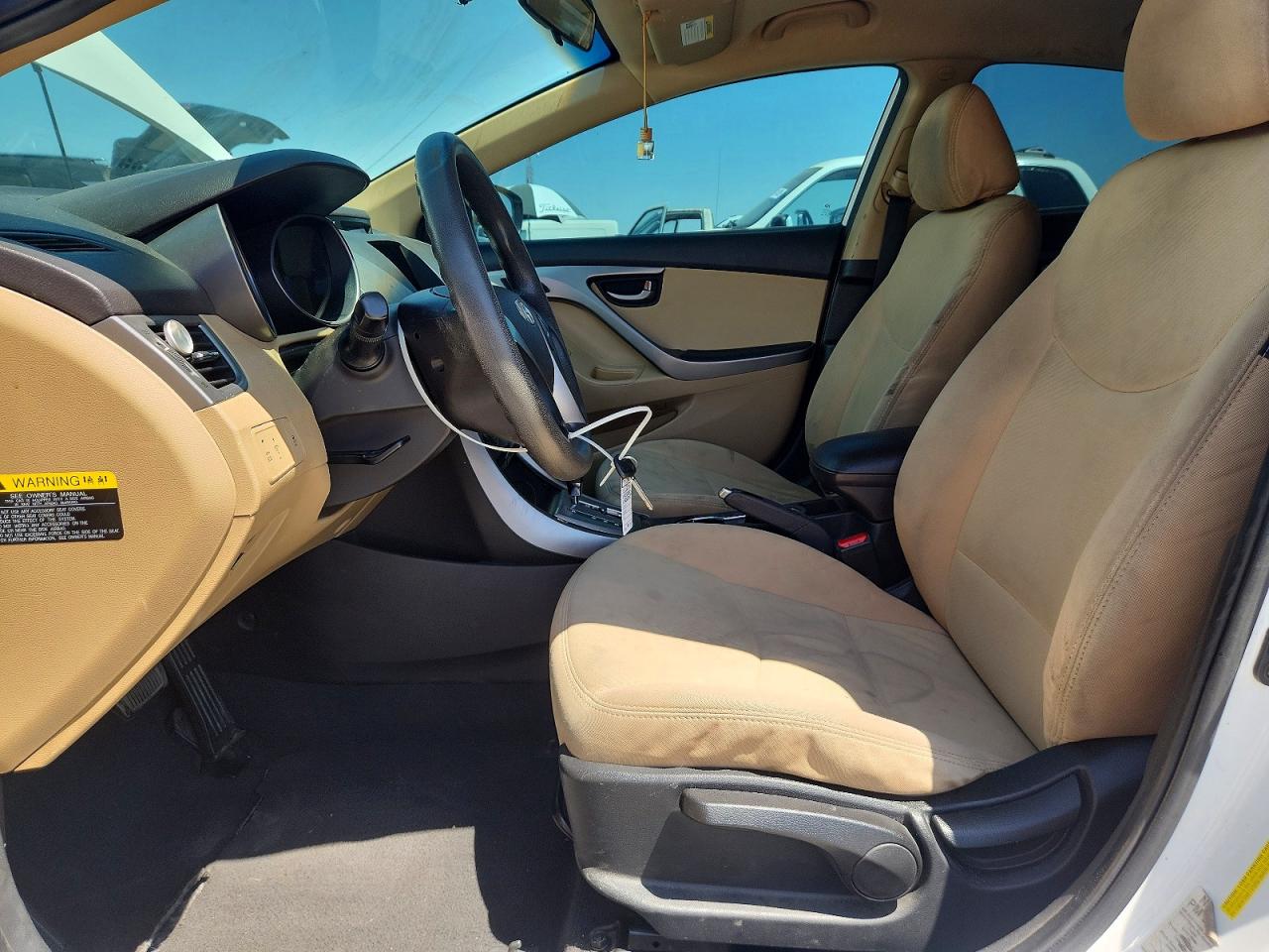 2013 Hyundai Elantra Gls White vin: 5NPDH4AEXDH363345