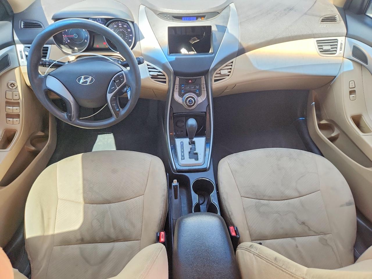 2013 Hyundai Elantra Gls White vin: 5NPDH4AEXDH363345