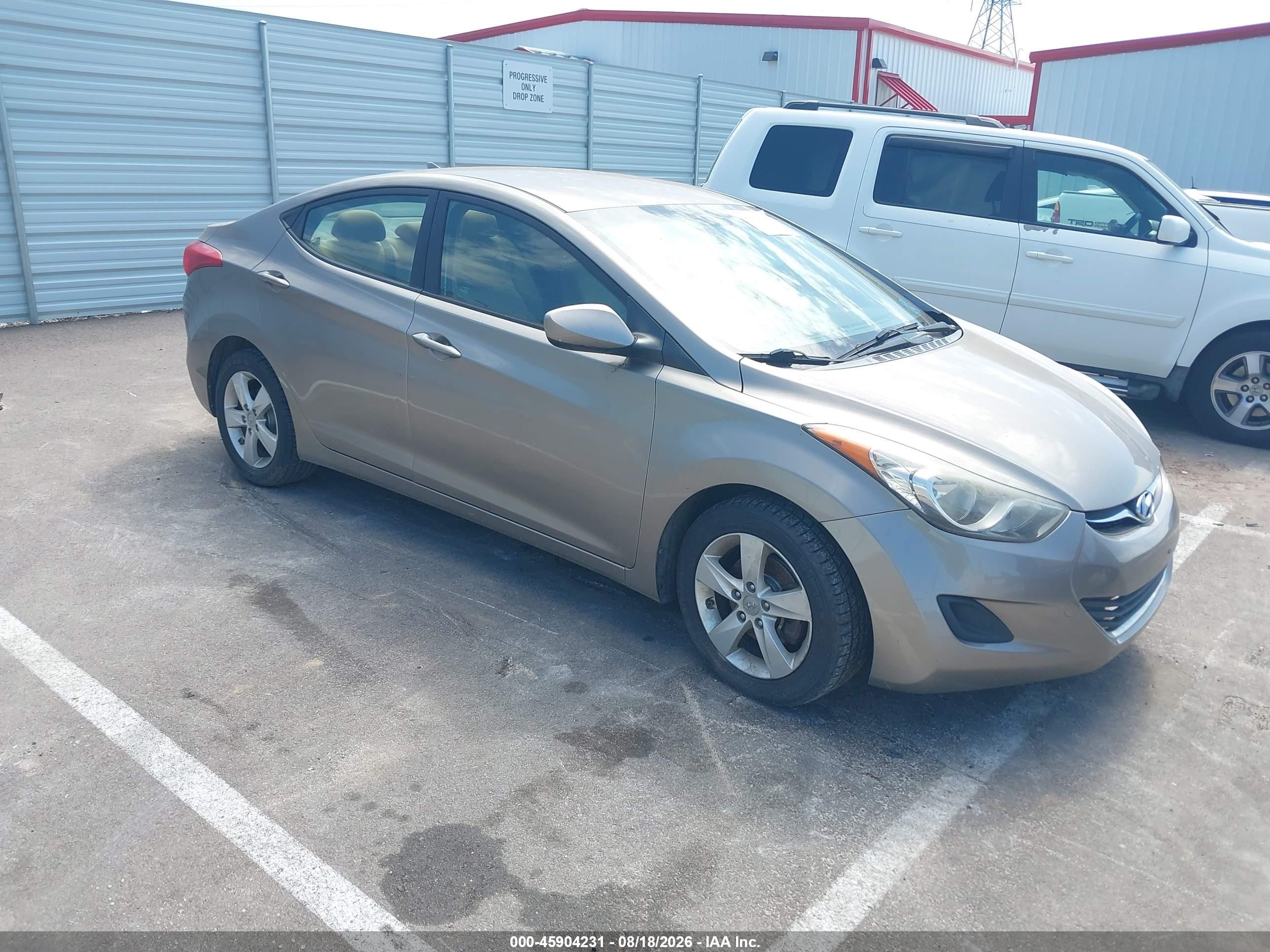 2013 Hyundai Elantra Gls Dark Brown vin: 5NPDH4AEXDH371722