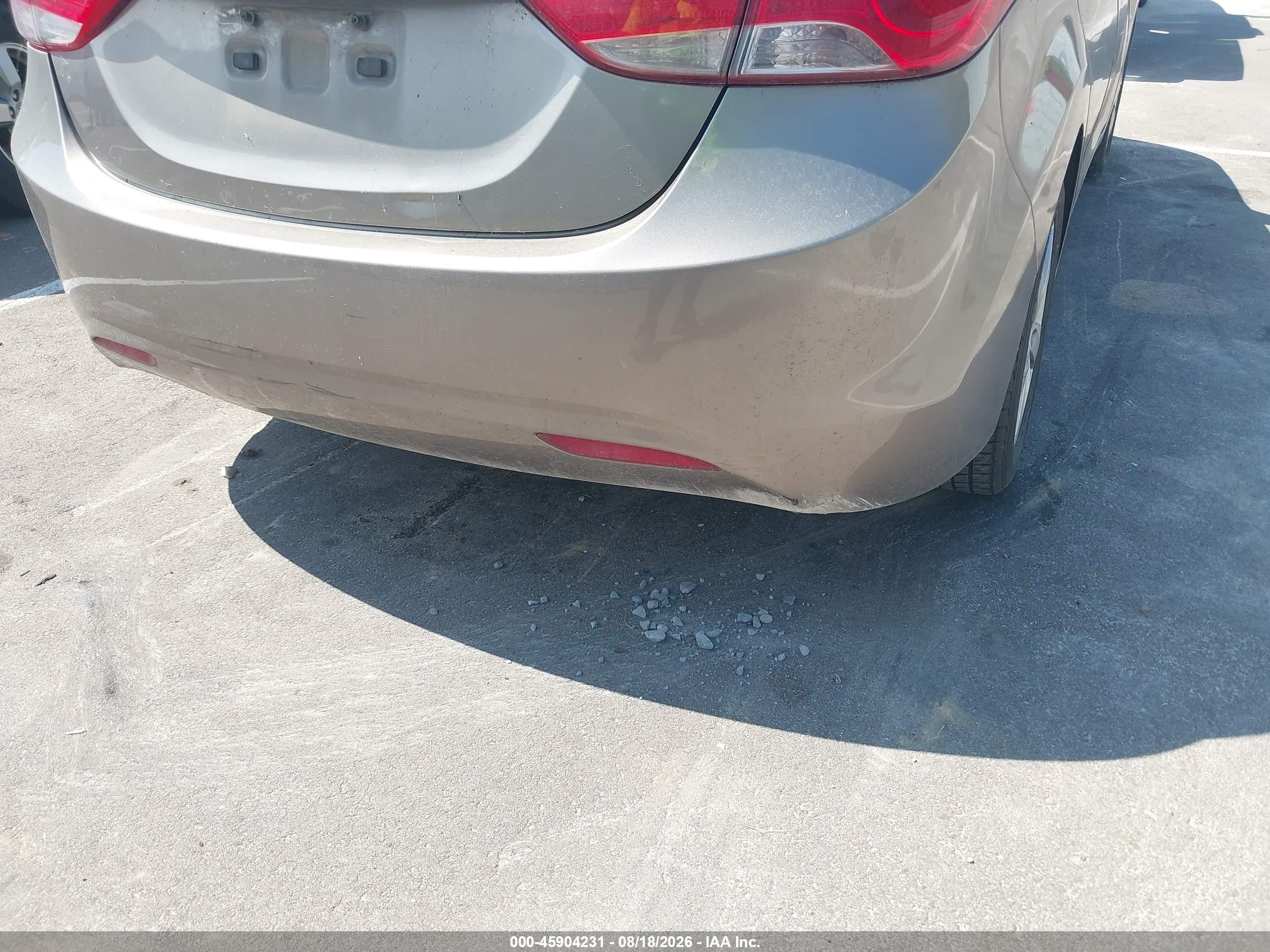 2013 Hyundai Elantra Gls Dark Brown vin: 5NPDH4AEXDH371722