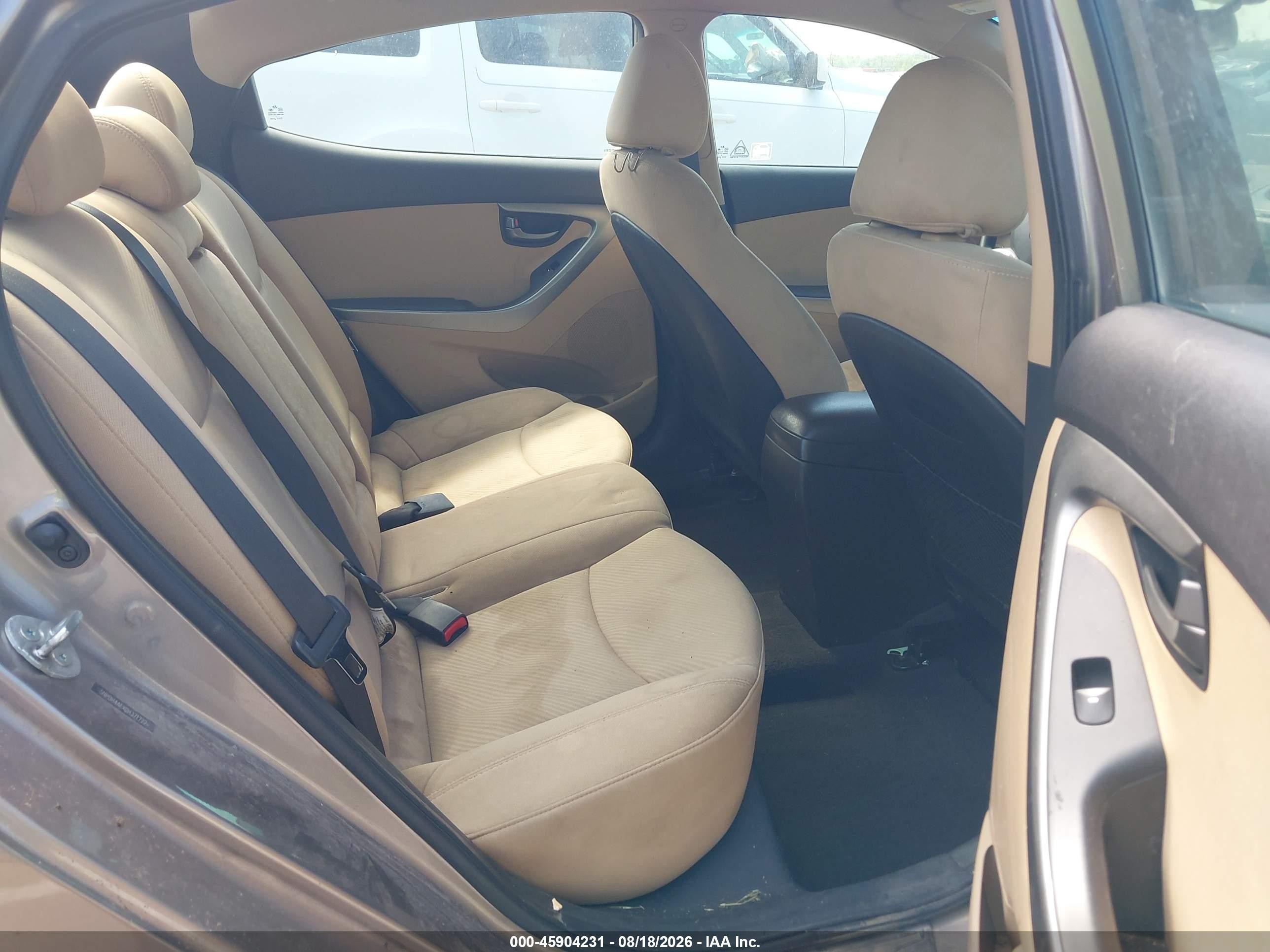 2013 Hyundai Elantra Gls Dark Brown vin: 5NPDH4AEXDH371722