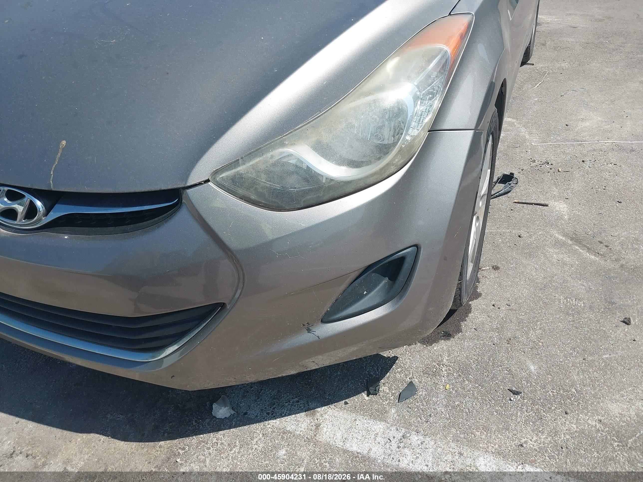2013 Hyundai Elantra Gls Dark Brown vin: 5NPDH4AEXDH371722