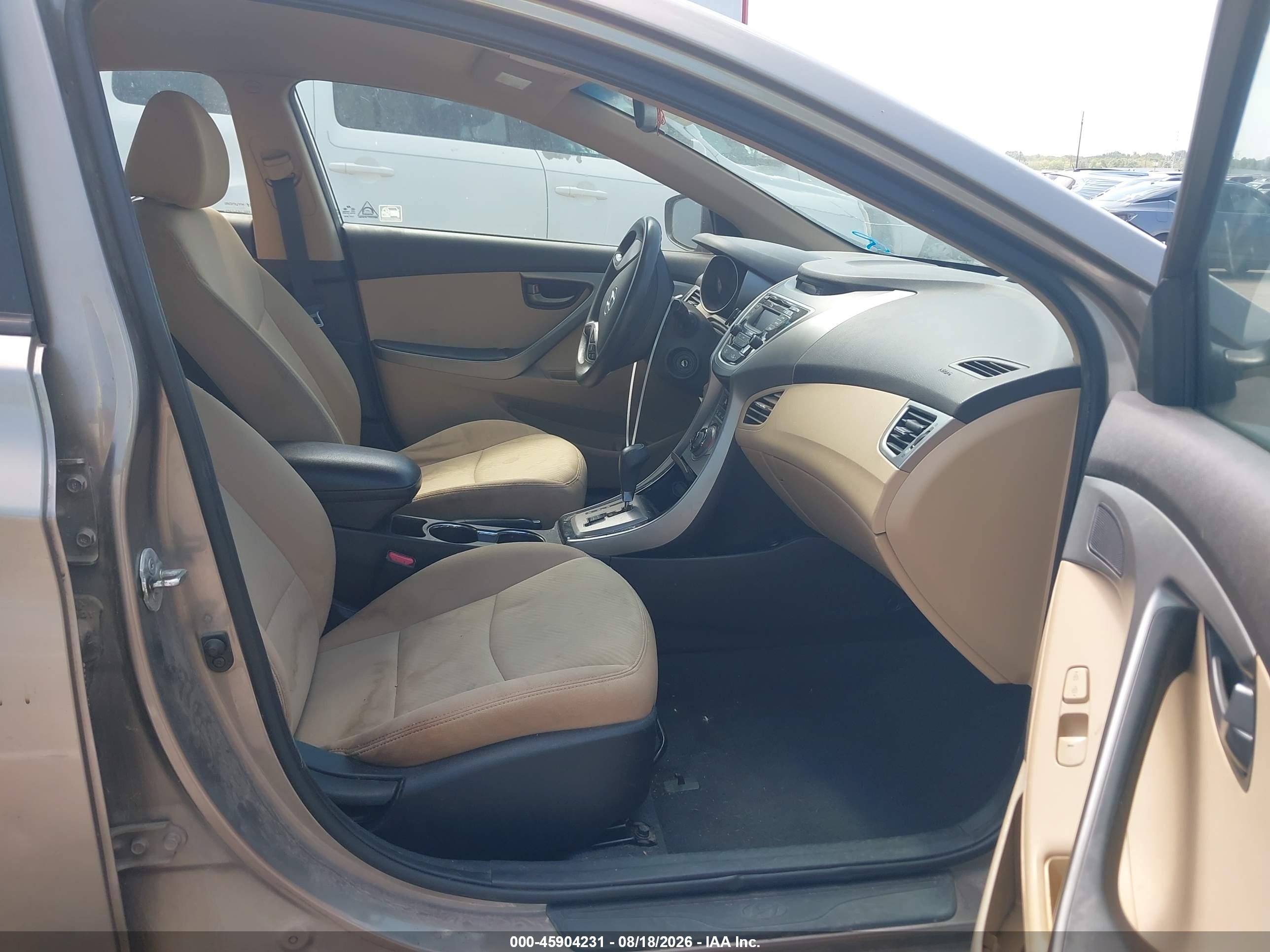 2013 Hyundai Elantra Gls Dark Brown vin: 5NPDH4AEXDH371722