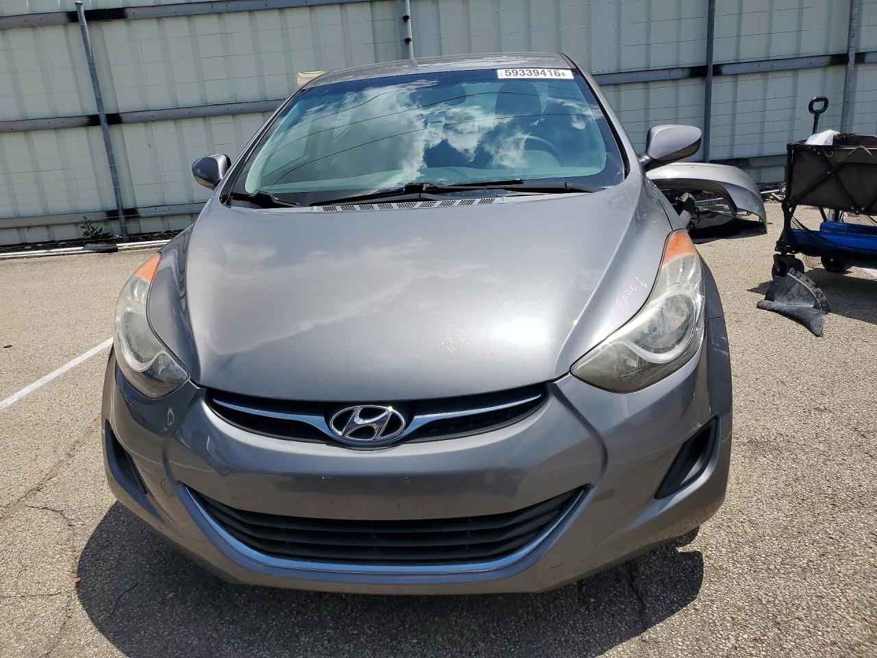 2013 Hyundai Elantra Gls Silver vin: 5NPDH4AEXDH372935