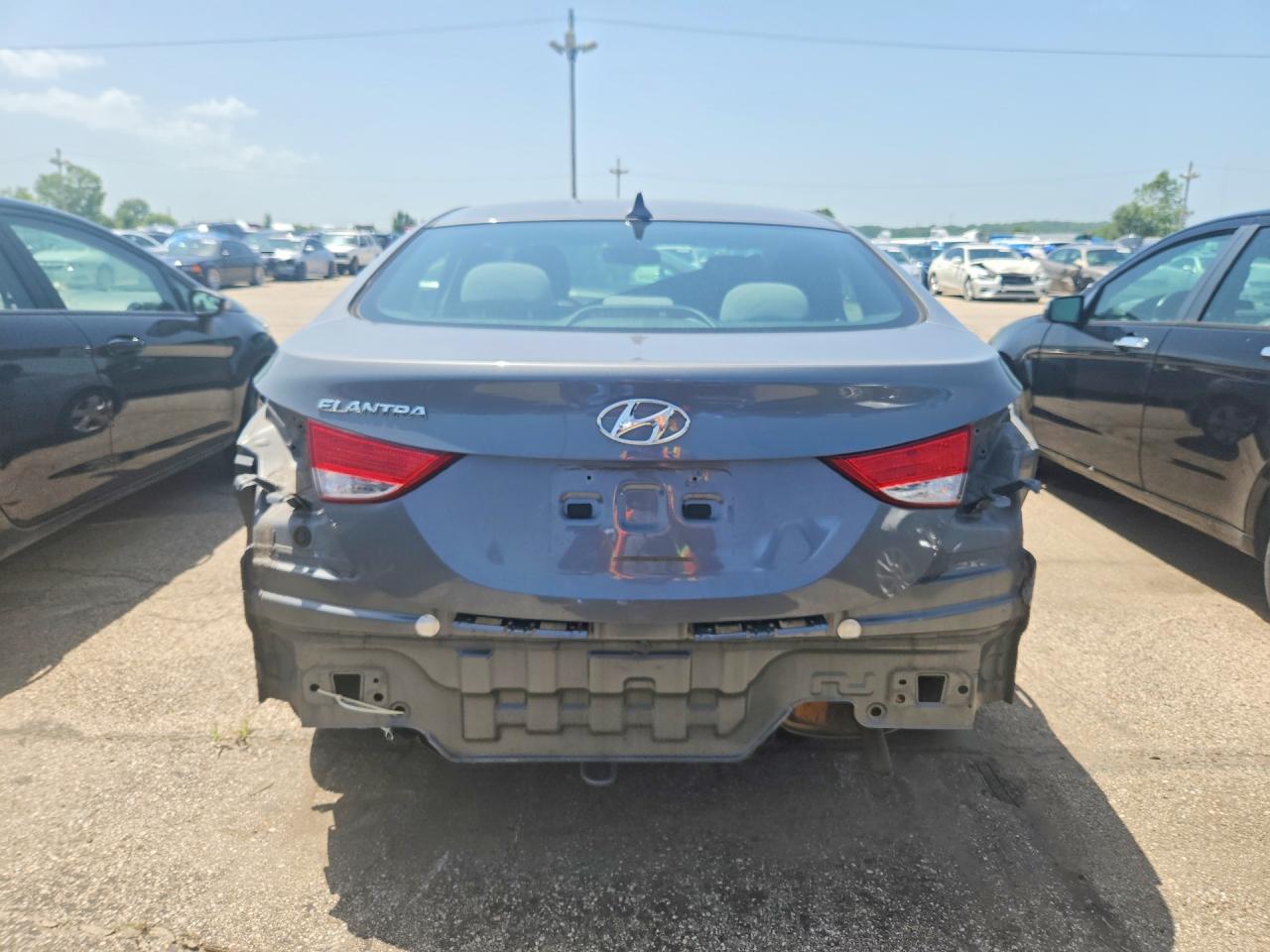 2013 Hyundai Elantra Gls Silver vin: 5NPDH4AEXDH372935