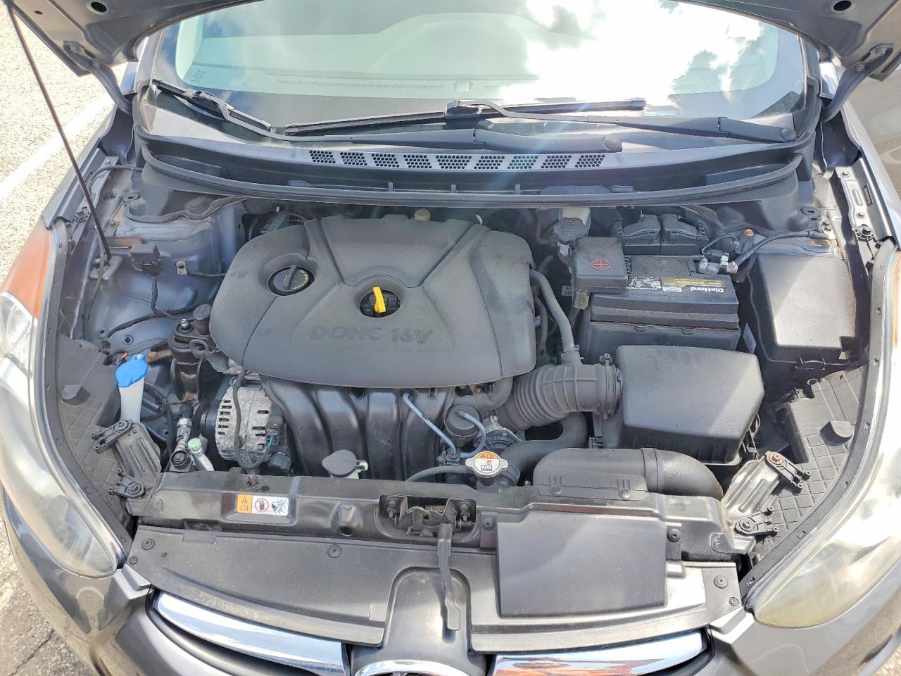 2013 Hyundai Elantra Gls Silver vin: 5NPDH4AEXDH372935