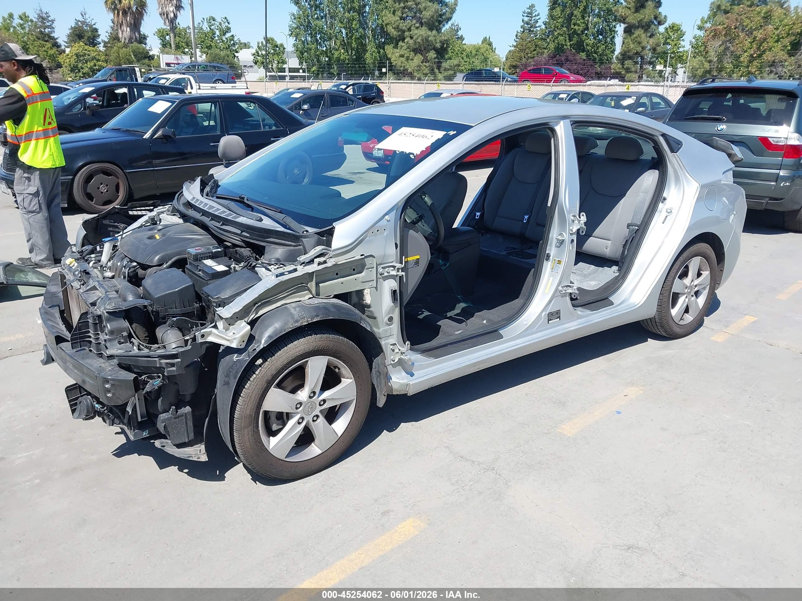2013 Hyundai Elantra Gls Silver vin: 5NPDH4AEXDH374426