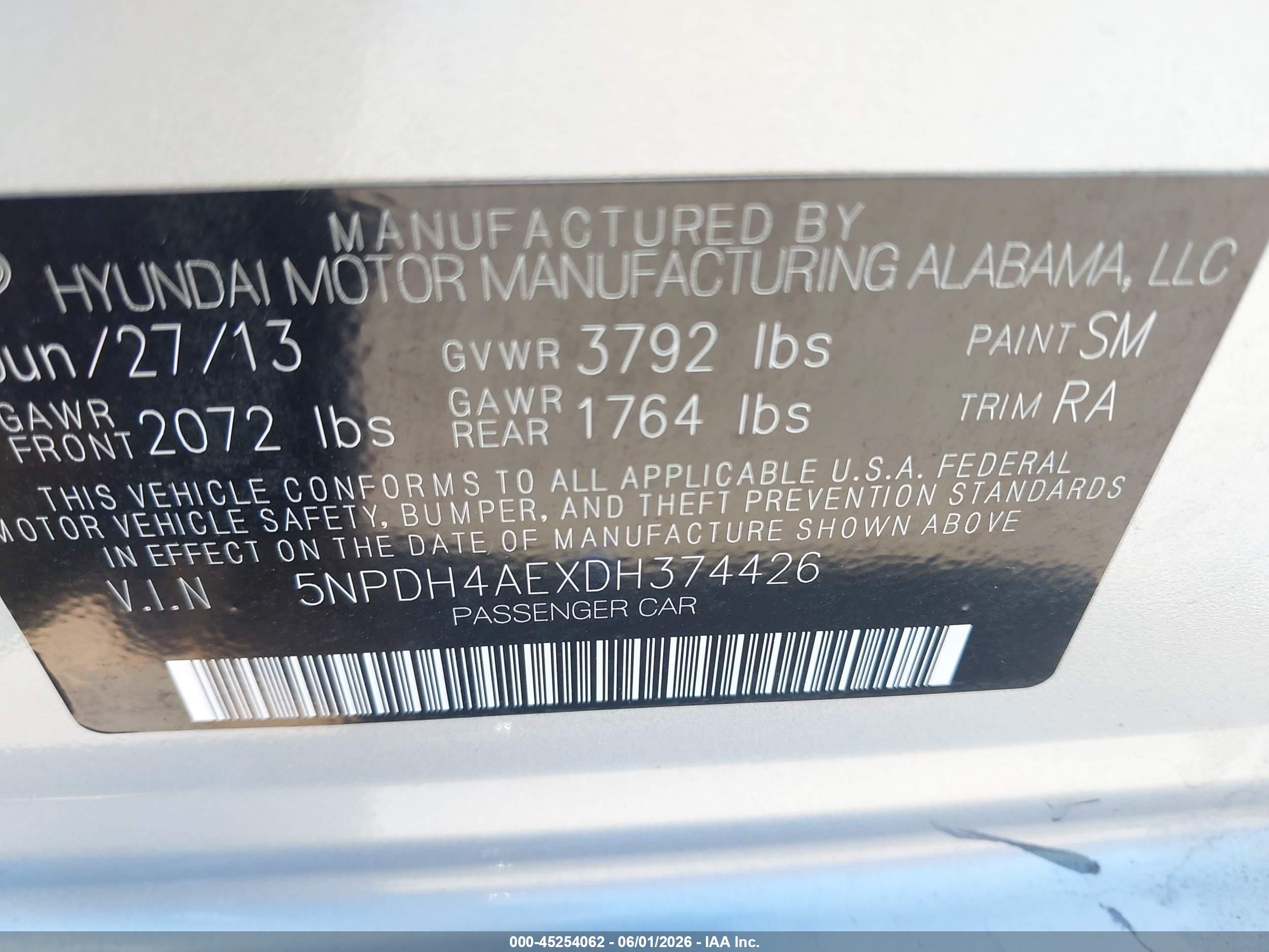 2013 Hyundai Elantra Gls Silver vin: 5NPDH4AEXDH374426