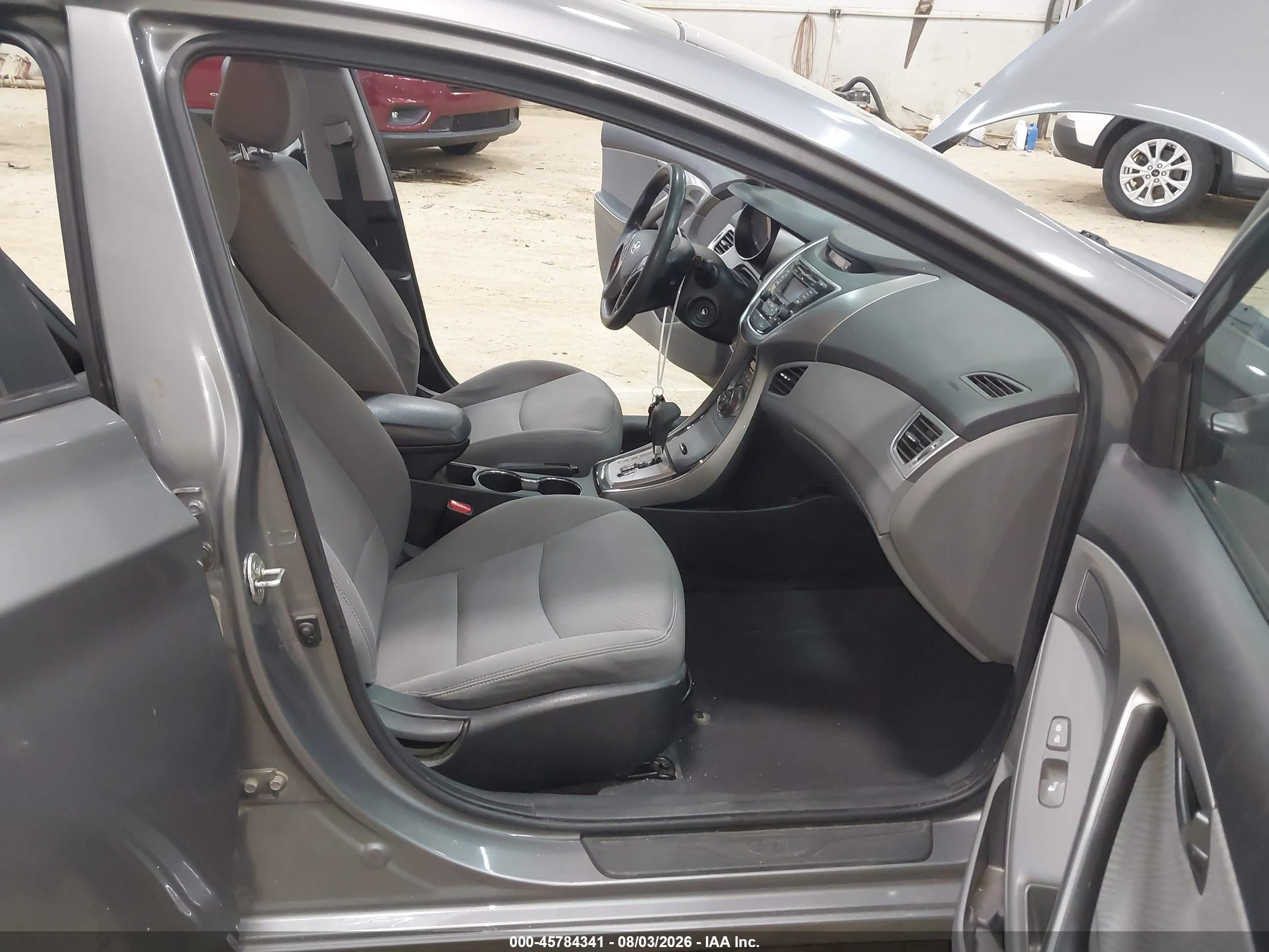 2013 Hyundai Elantra Gls Серый vin: 5NPDH4AEXDH378735