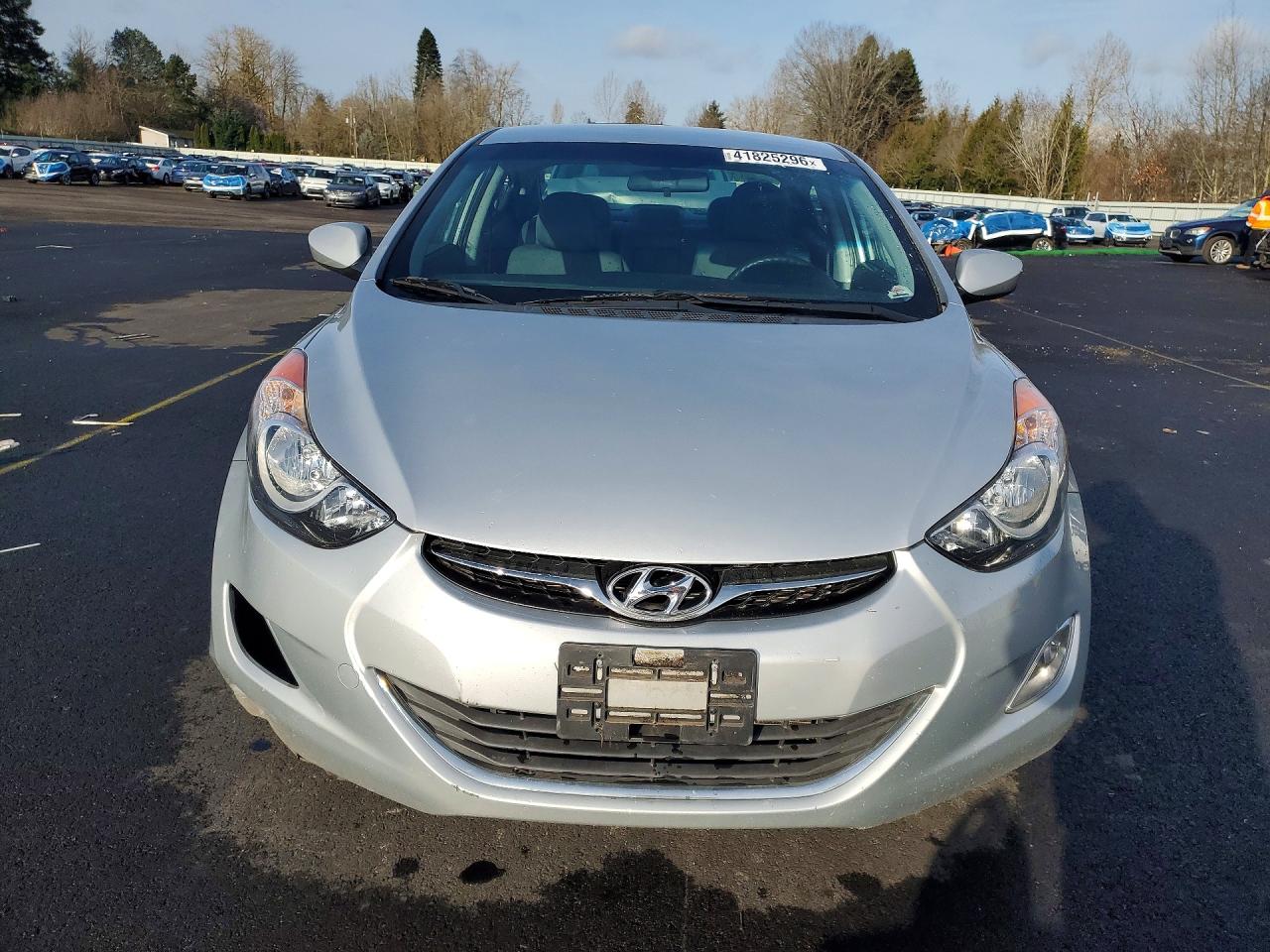 2013 Hyundai Elantra Gls Silver vin: 5NPDH4AEXDH379237