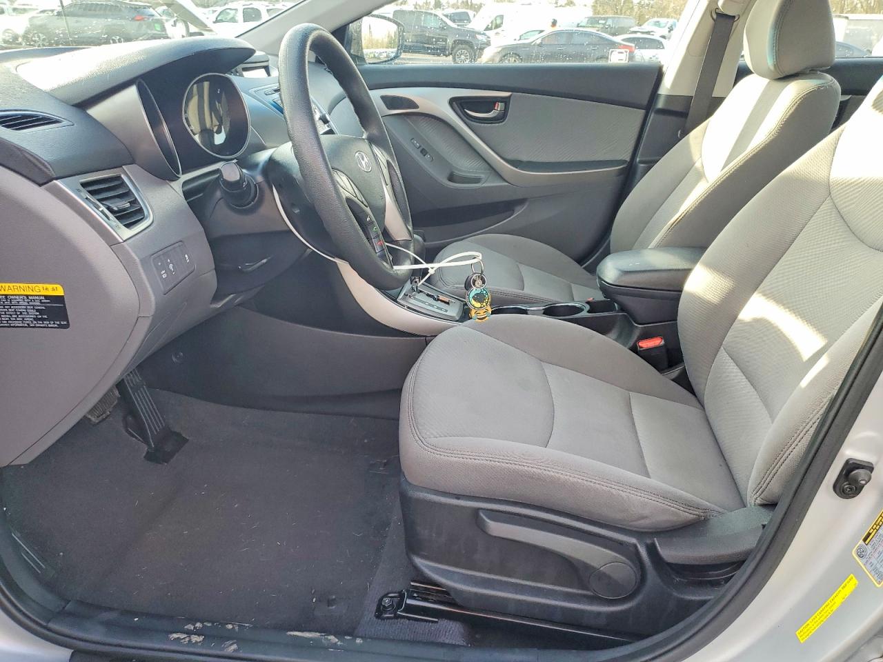 2013 Hyundai Elantra Gls Silver vin: 5NPDH4AEXDH379237