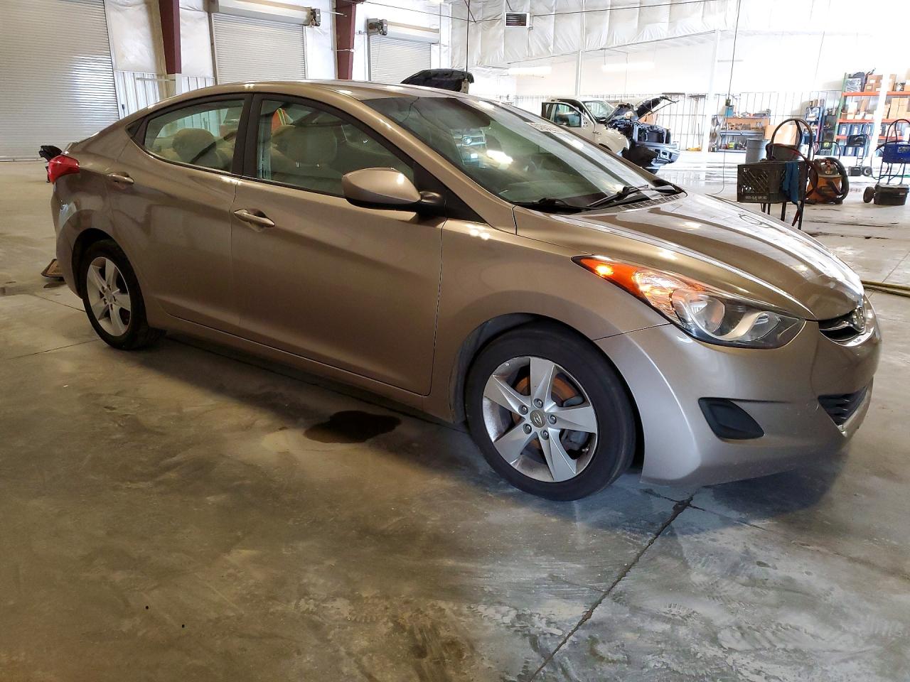 2013 Hyundai Elantra Gls Tan vin: 5NPDH4AEXDH379299