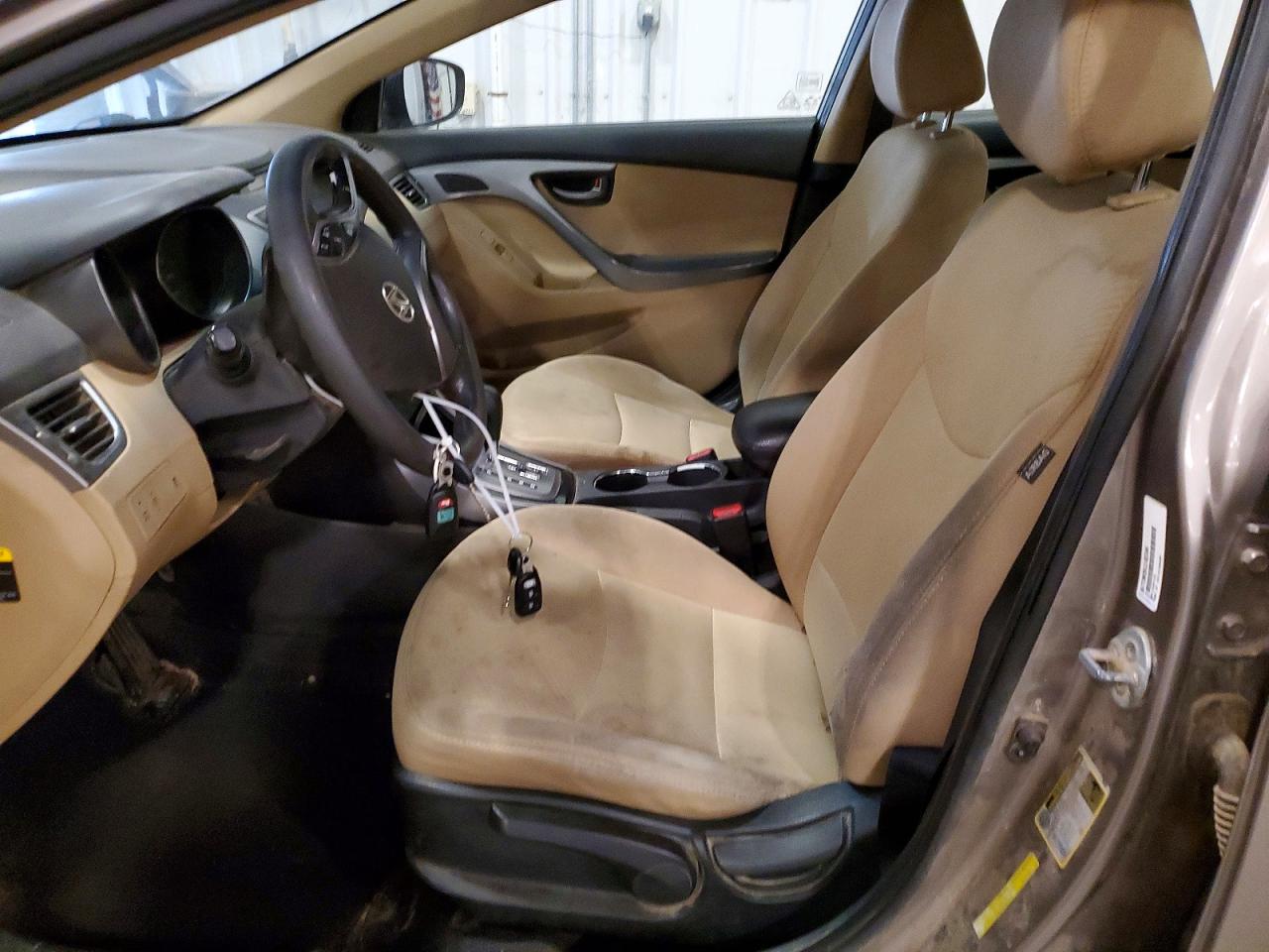 2013 Hyundai Elantra Gls Tan vin: 5NPDH4AEXDH379299