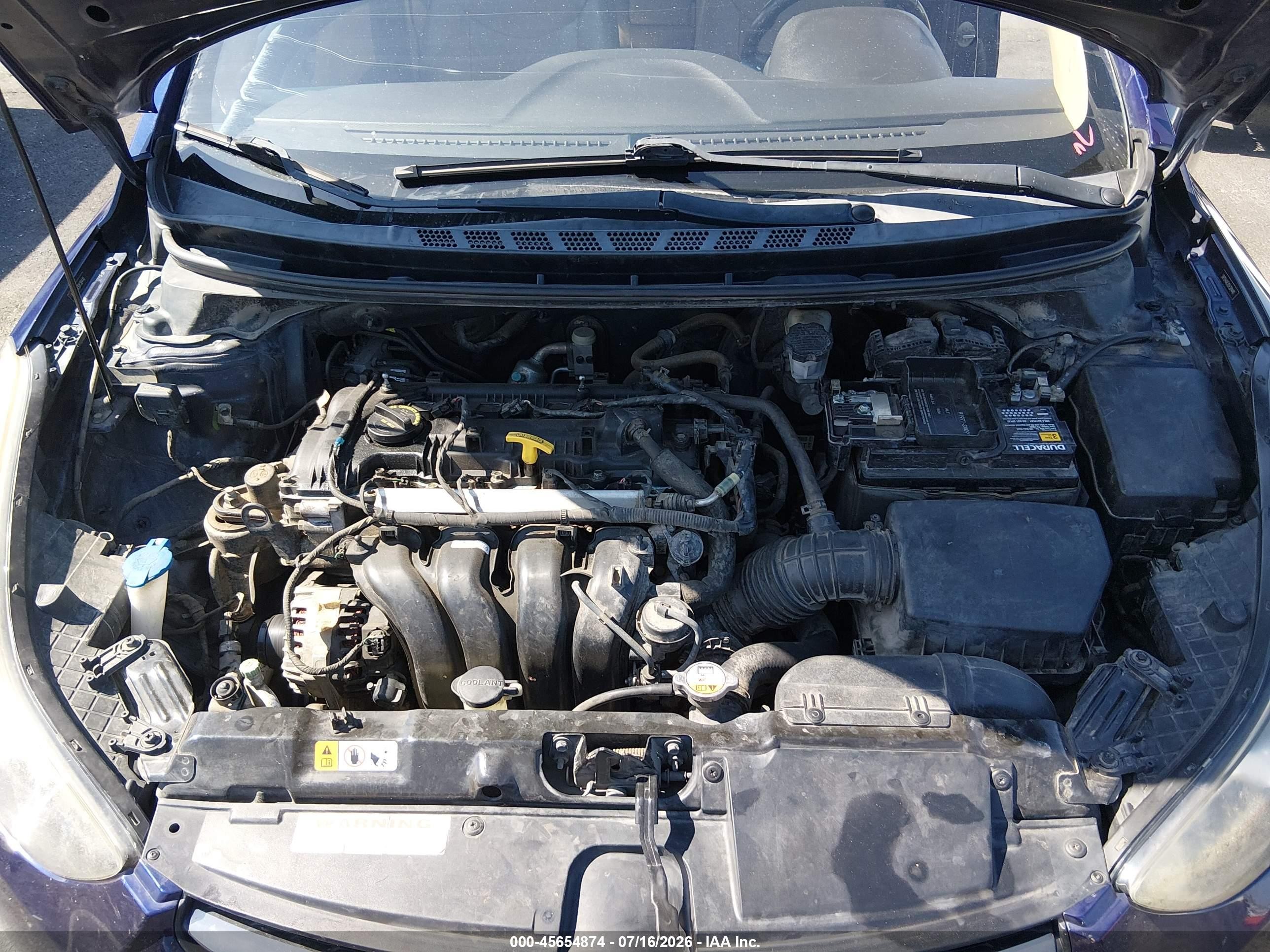 2013 Hyundai Elantra Limited Синий vin: 5NPDH4AEXDH384440