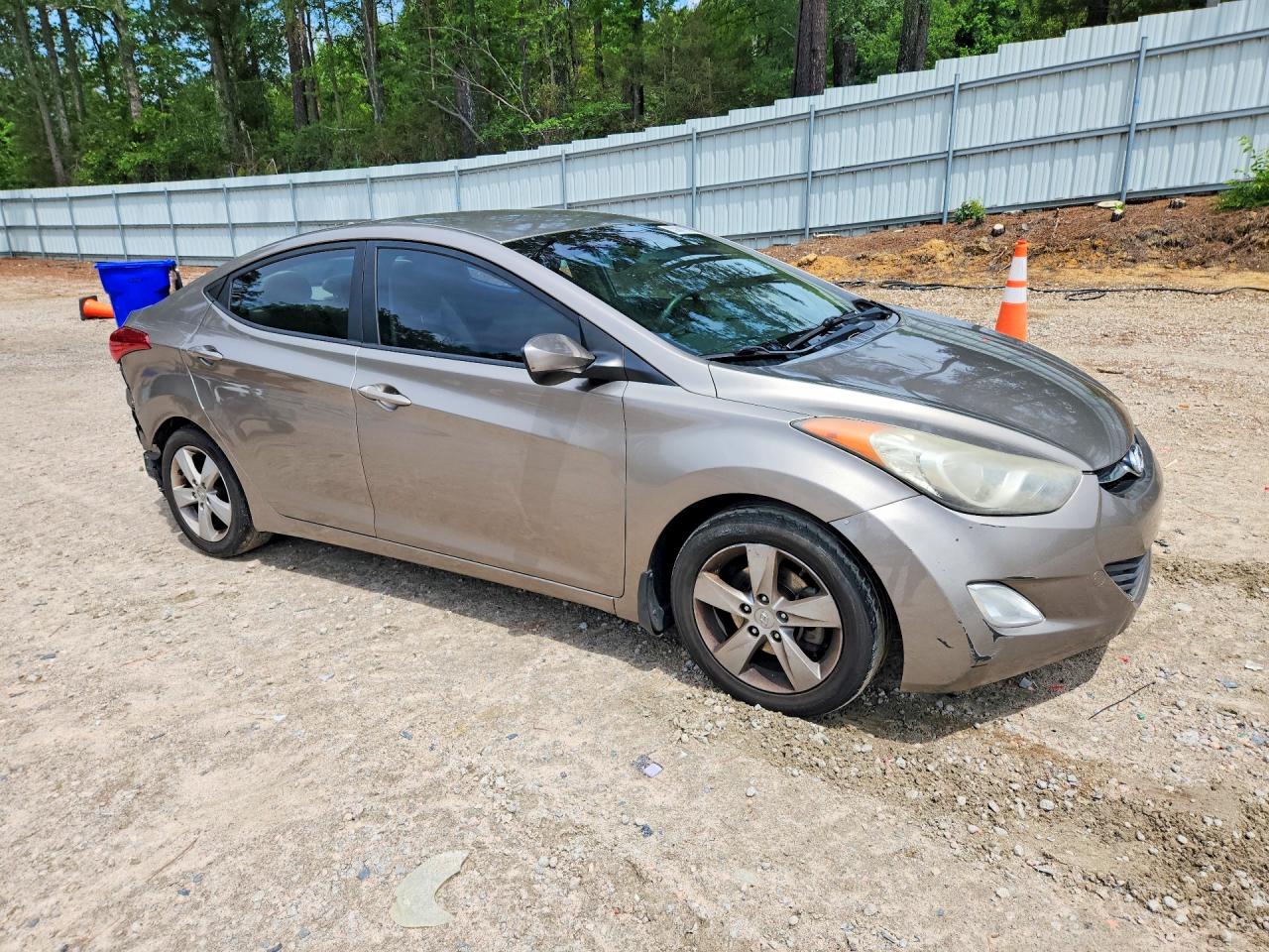 2013 Hyundai Elantra Gls Gray vin: 5NPDH4AEXDH389461