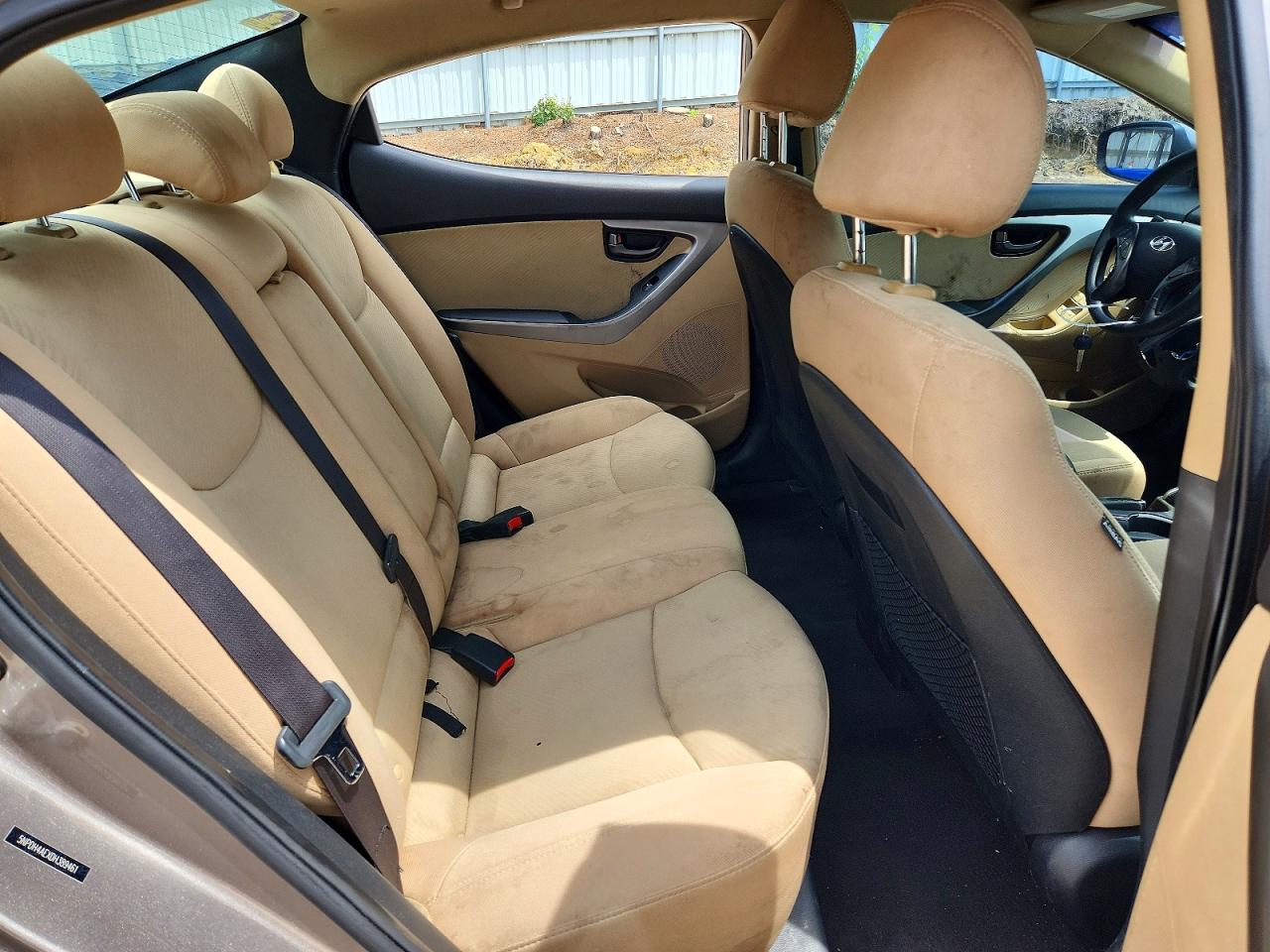 2013 Hyundai Elantra Gls Gray vin: 5NPDH4AEXDH389461
