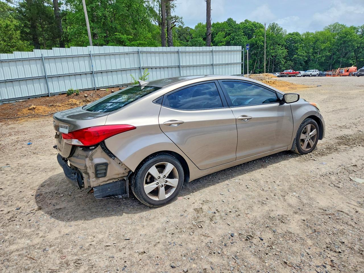 2013 Hyundai Elantra Gls Gray vin: 5NPDH4AEXDH389461