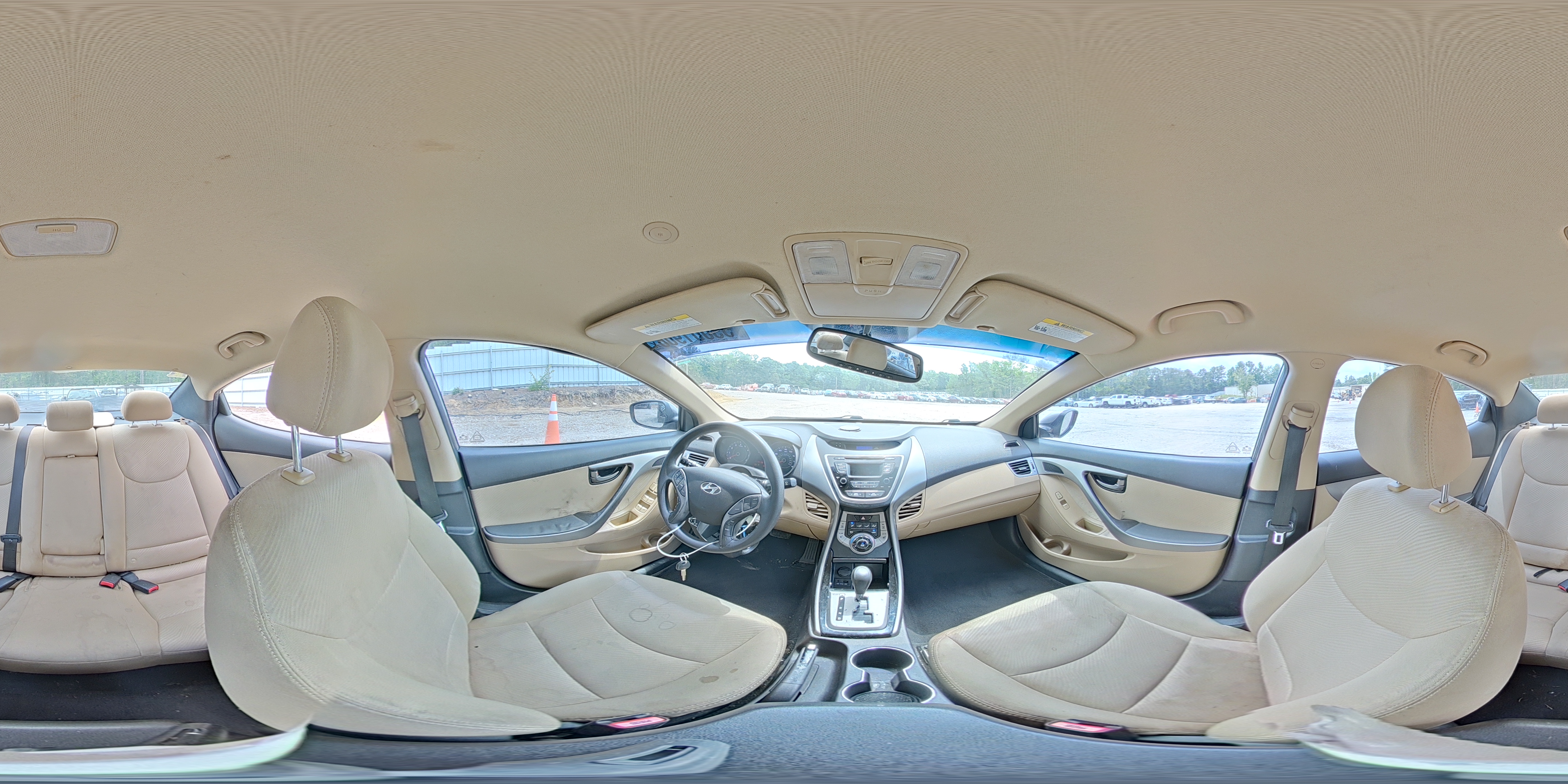 2013 Hyundai Elantra Gls Gray vin: 5NPDH4AEXDH389461