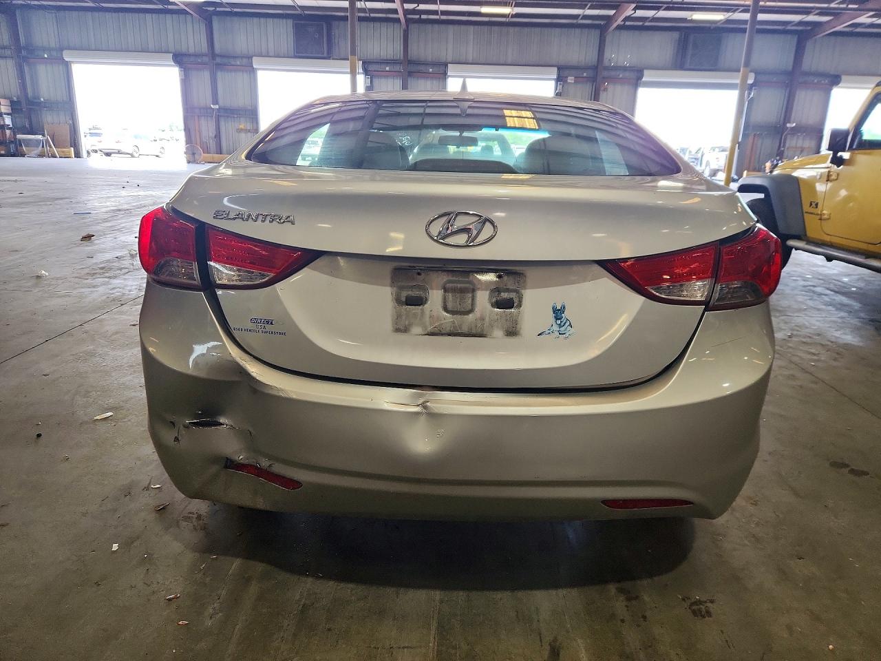 2013 Hyundai Elantra Silver vin: 5NPDH4AEXDH395857