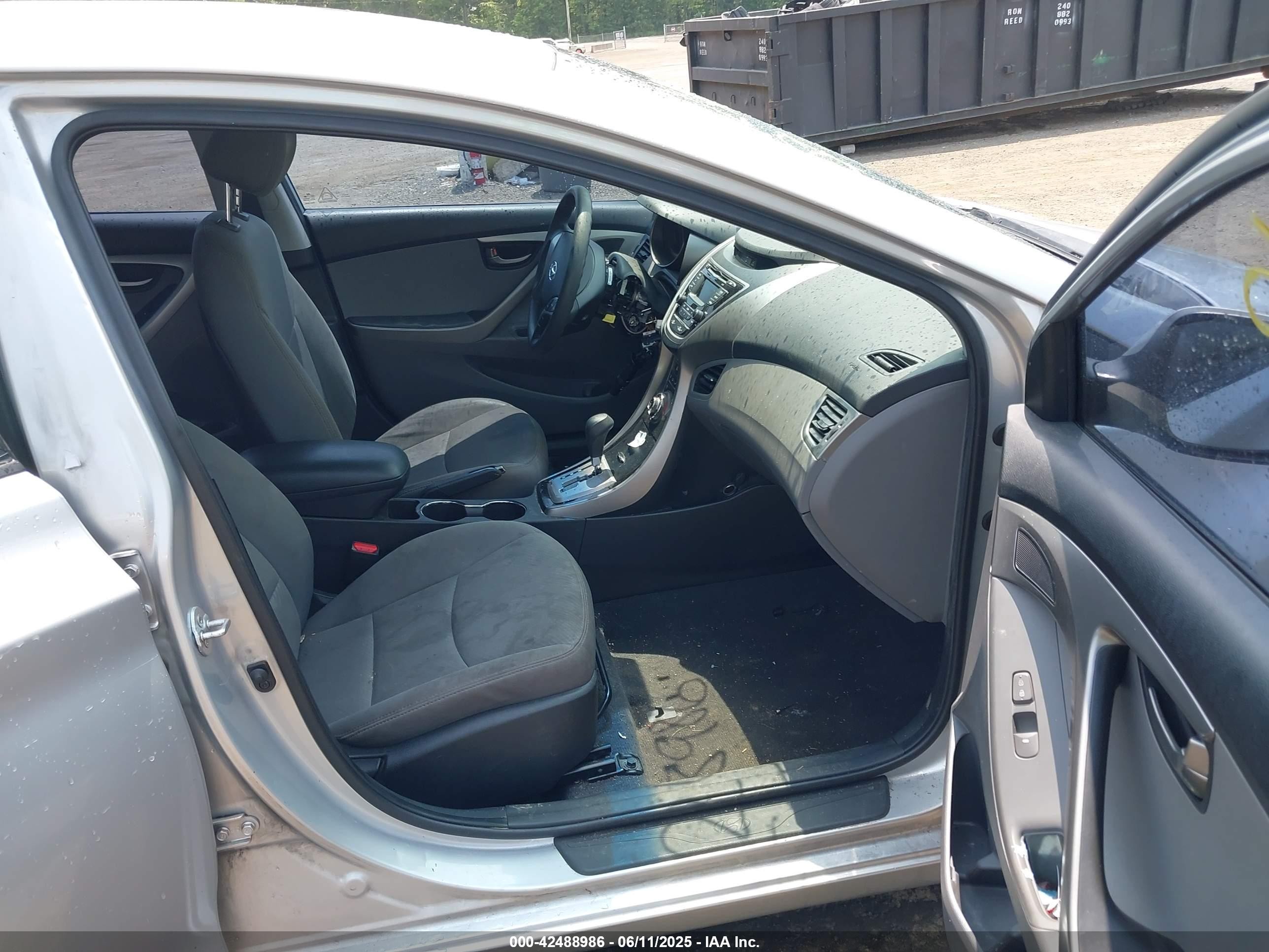 2013 Hyundai Elantra Gls Silver vin: 5NPDH4AEXDH397964