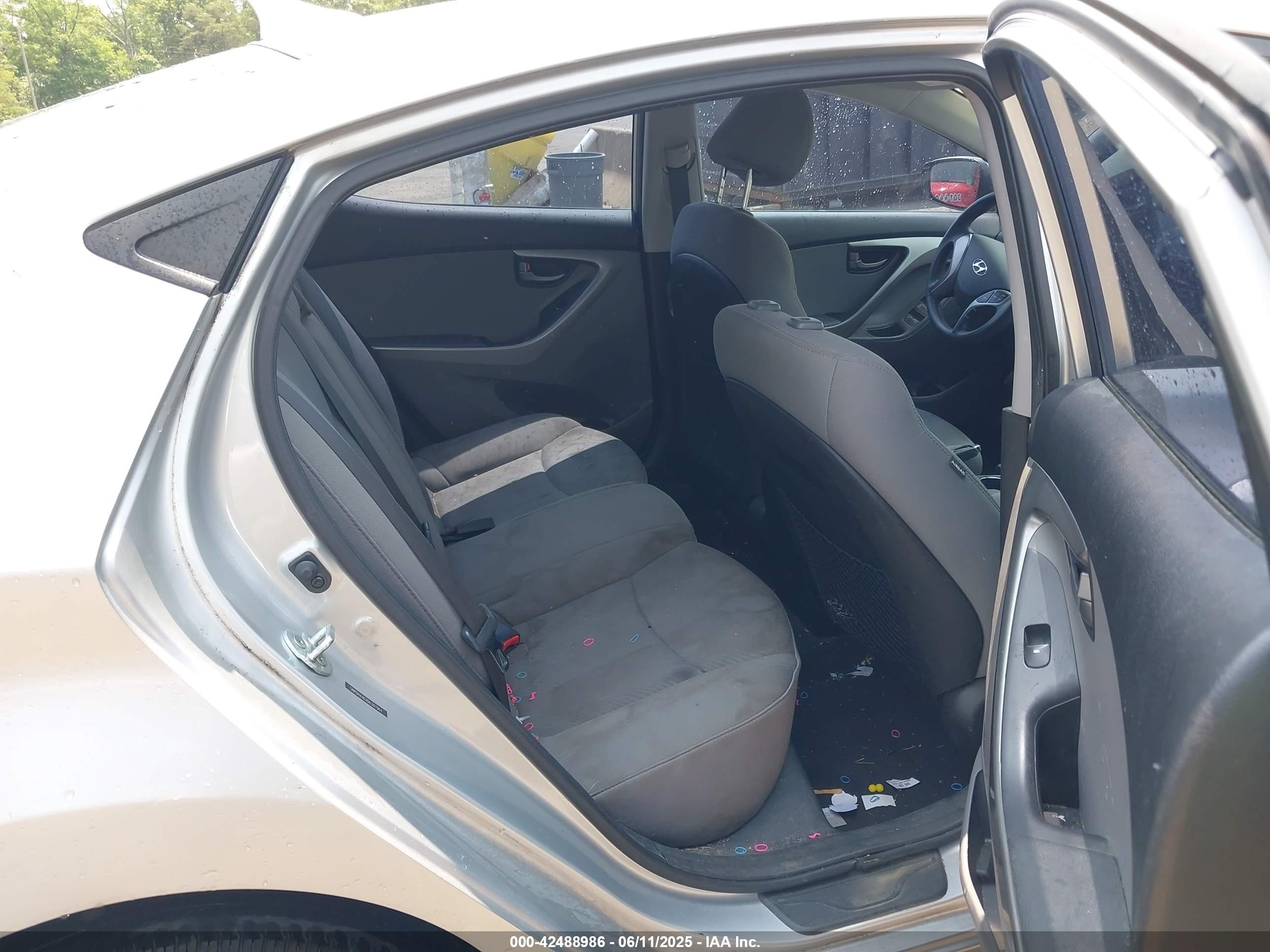 2013 Hyundai Elantra Gls Silver vin: 5NPDH4AEXDH397964