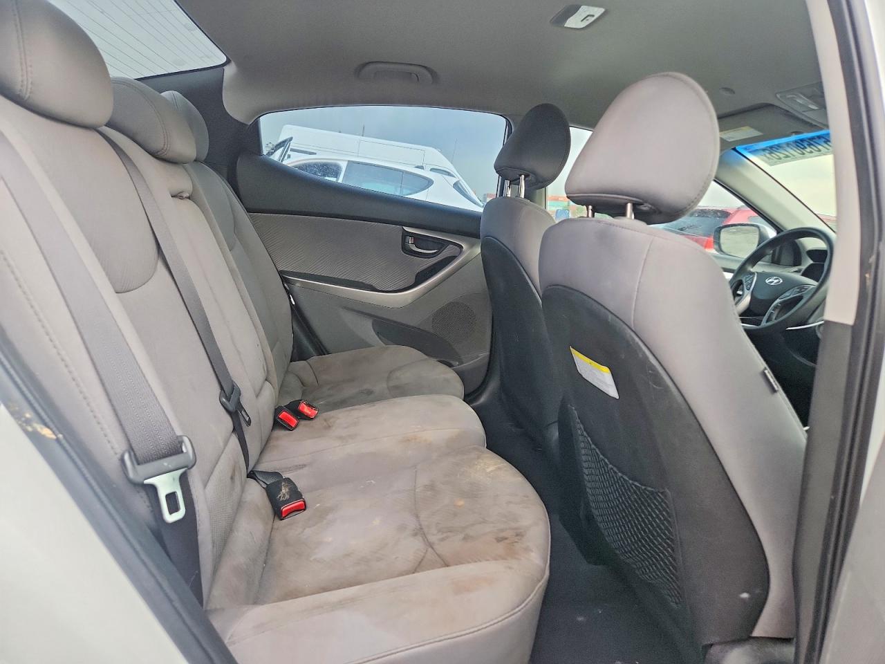 2013 Hyundai Elantra Gls White vin: 5NPDH4AEXDH400054