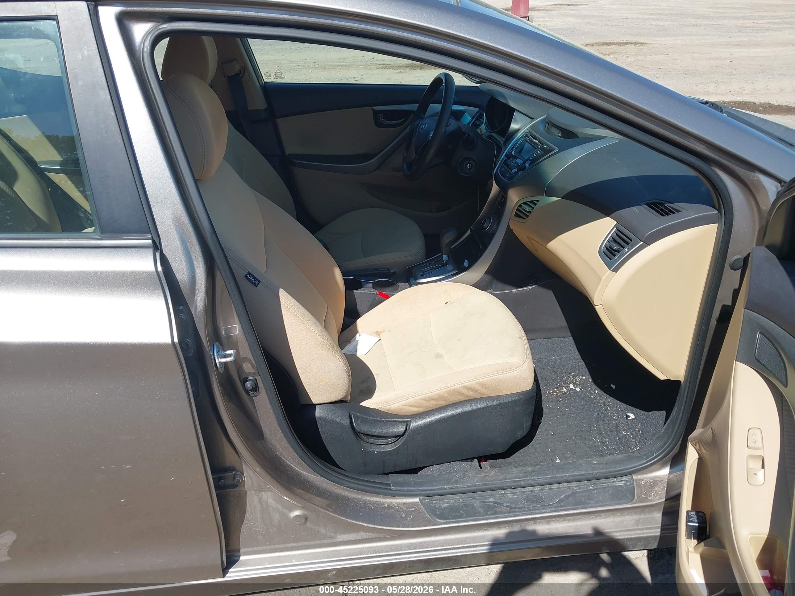 2013 Hyundai Elantra Gls Silver vin: 5NPDH4AEXDH413693
