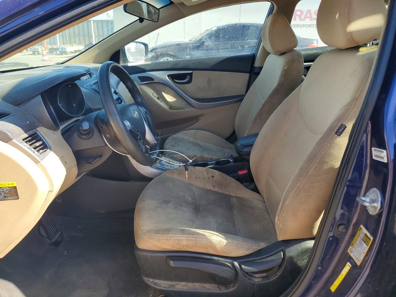 2013 Hyundai Elantra Gls Blue vin: 5NPDH4AEXDH413807