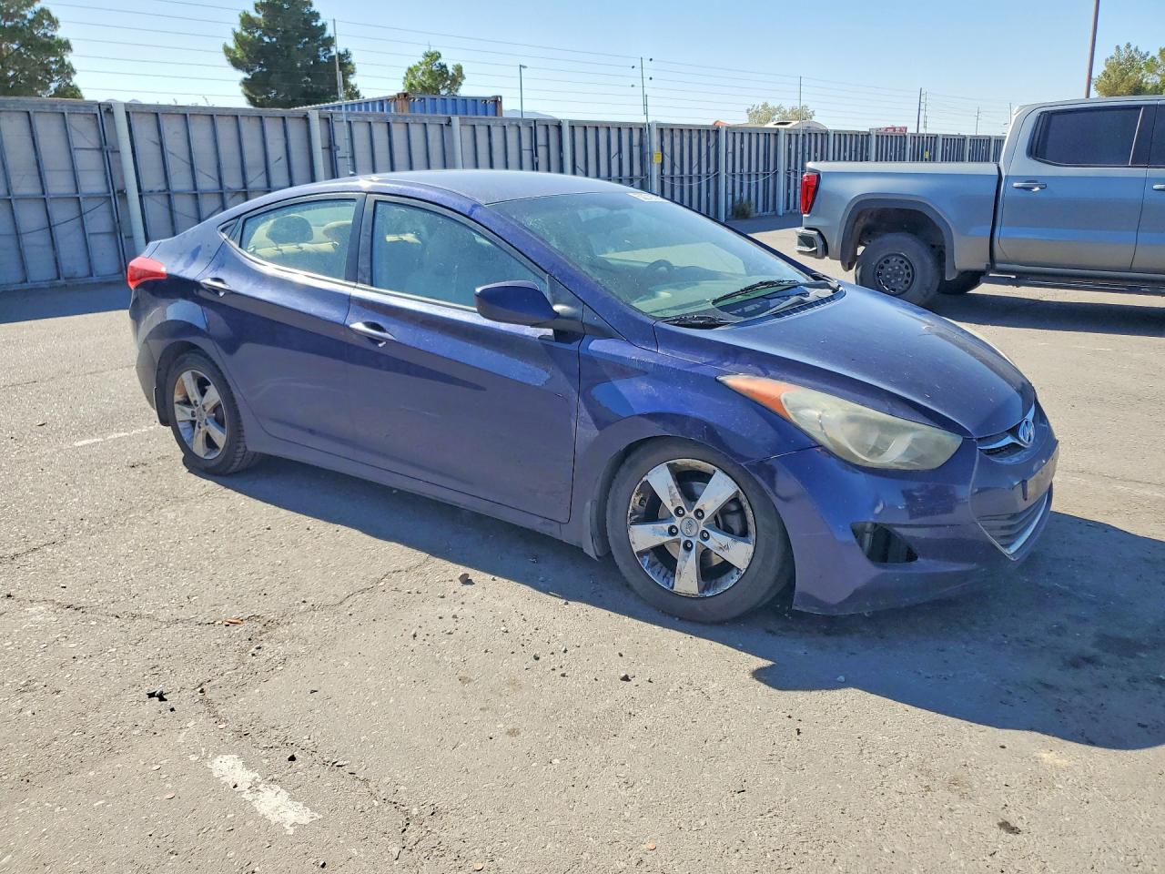 2013 Hyundai Elantra Gls Blue vin: 5NPDH4AEXDH413807