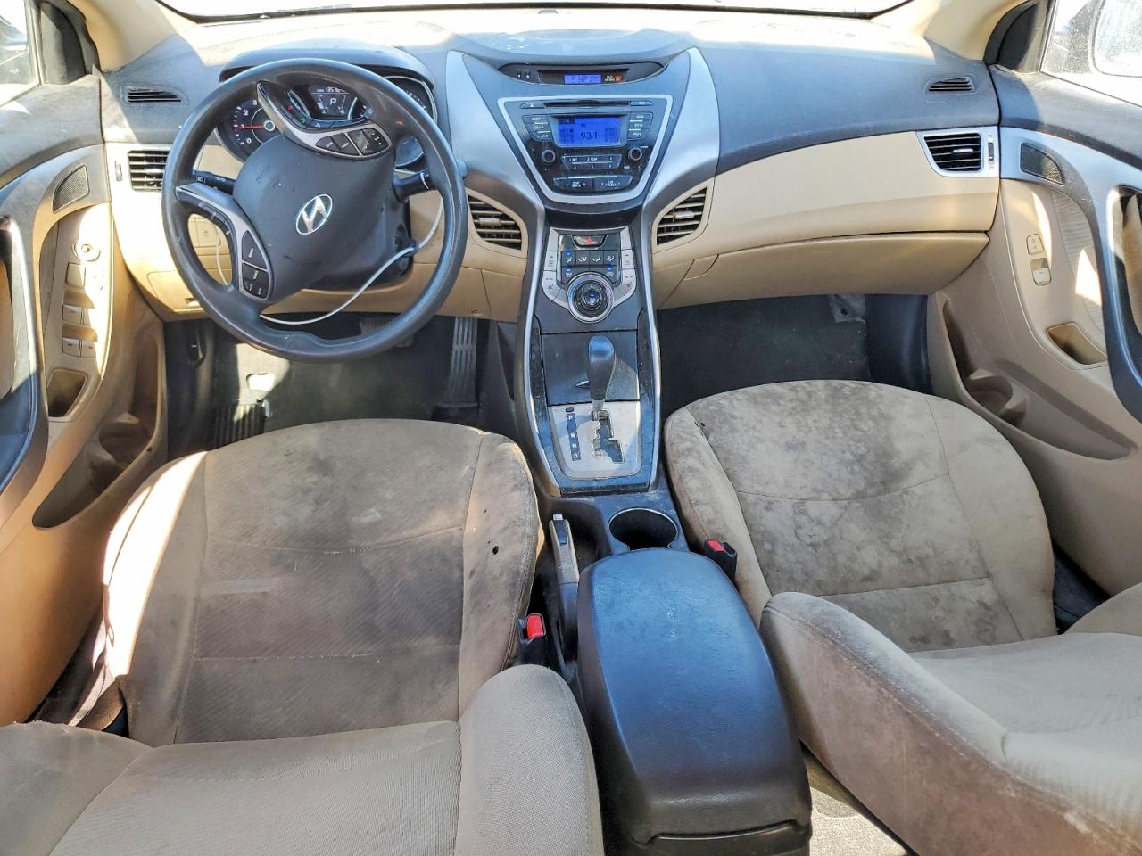 2013 Hyundai Elantra Gls Blue vin: 5NPDH4AEXDH413807