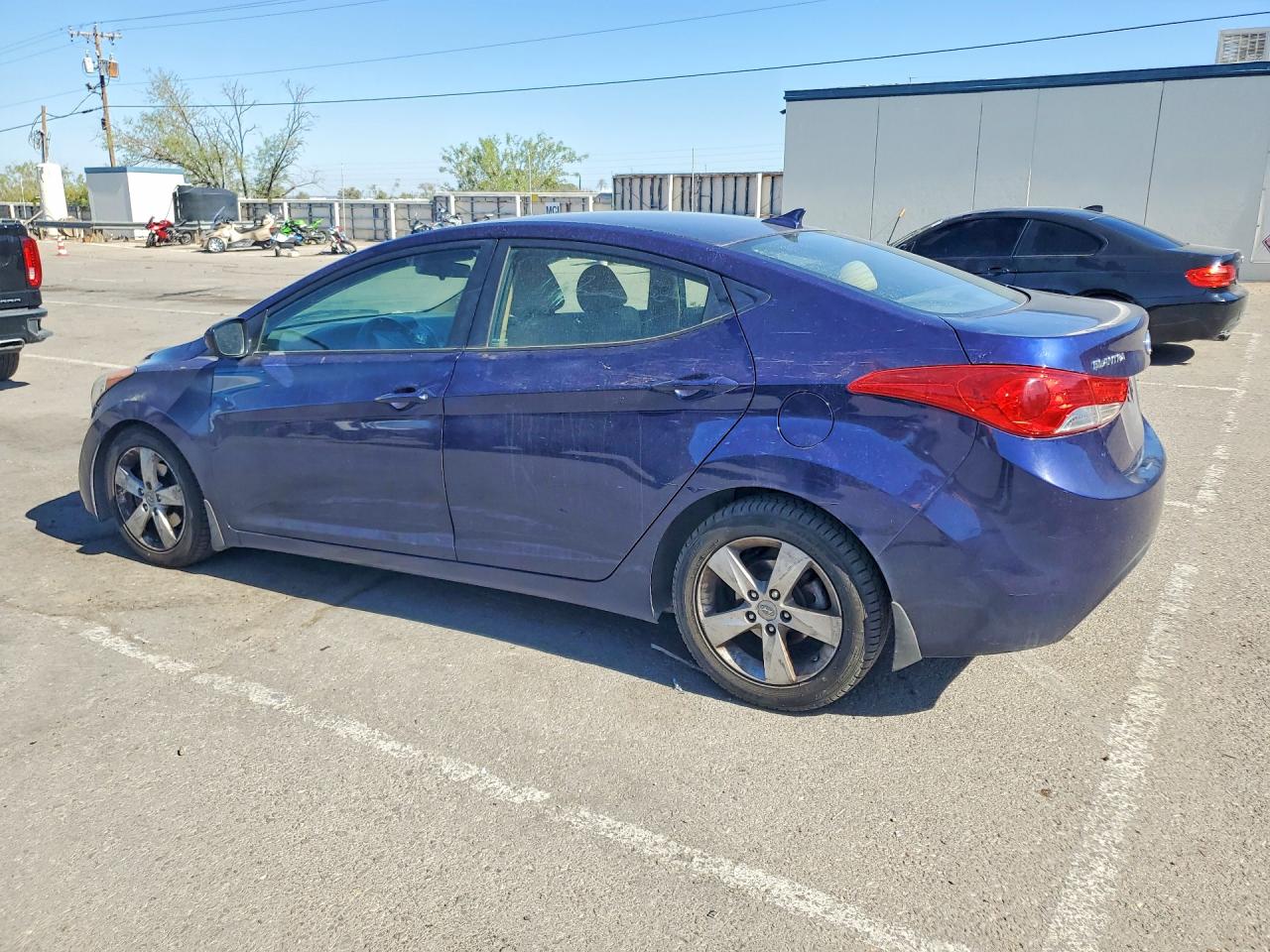 2013 Hyundai Elantra Gls Blue vin: 5NPDH4AEXDH413807
