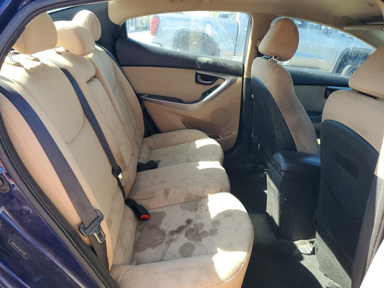 2013 Hyundai Elantra Gls Blue vin: 5NPDH4AEXDH413807