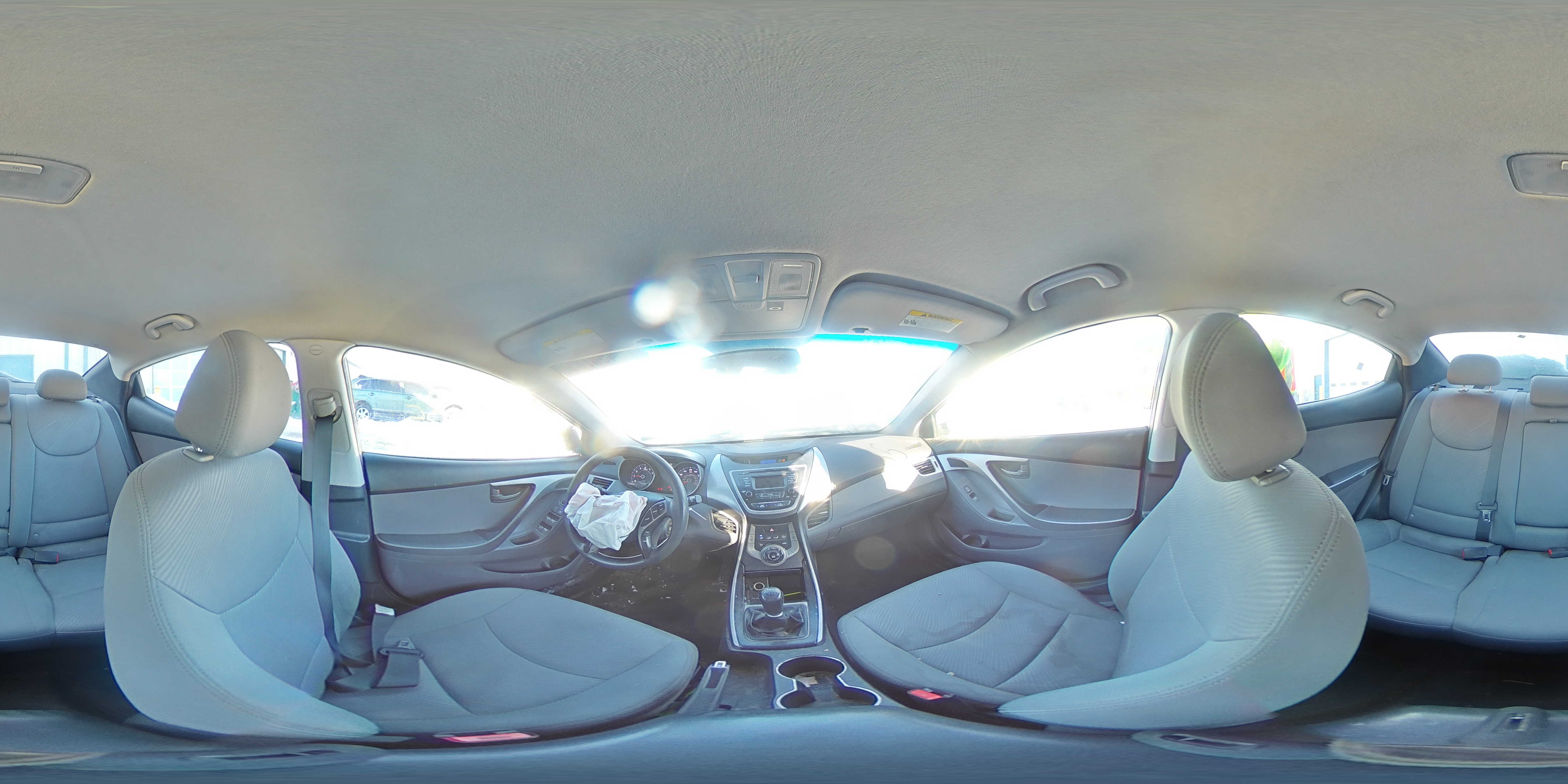 2013 Hyundai Elantra Gls Gray vin: 5NPDH4AEXDH420367