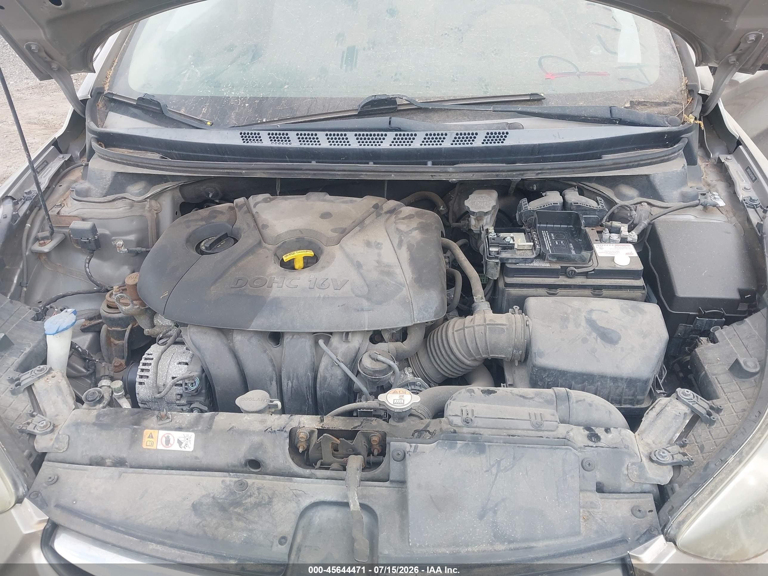 2013 Hyundai Elantra Gls Gold vin: 5NPDH4AEXDH421468