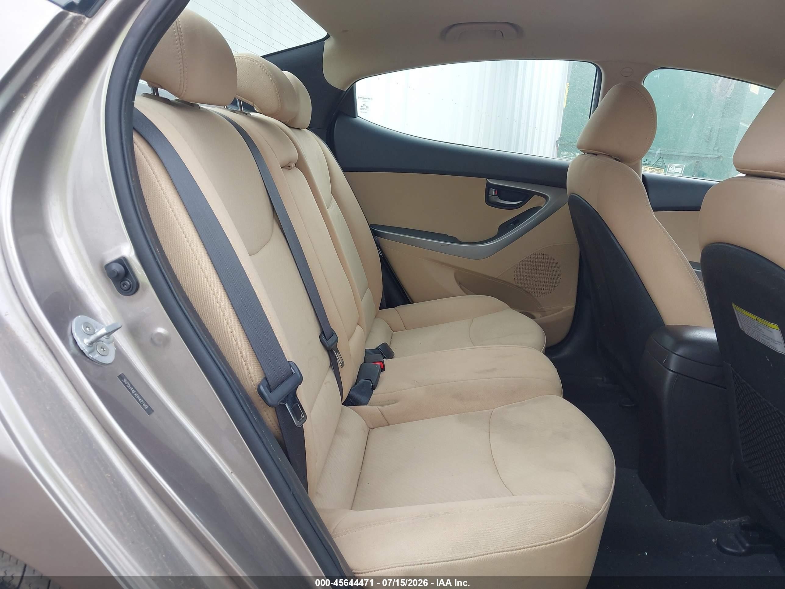 2013 Hyundai Elantra Gls Gold vin: 5NPDH4AEXDH421468