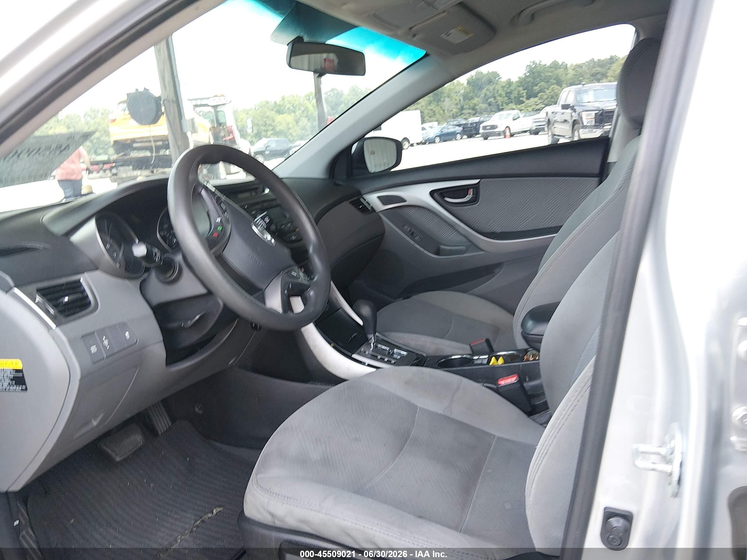 2013 Hyundai Elantra Gls Gray vin: 5NPDH4AEXDH430557