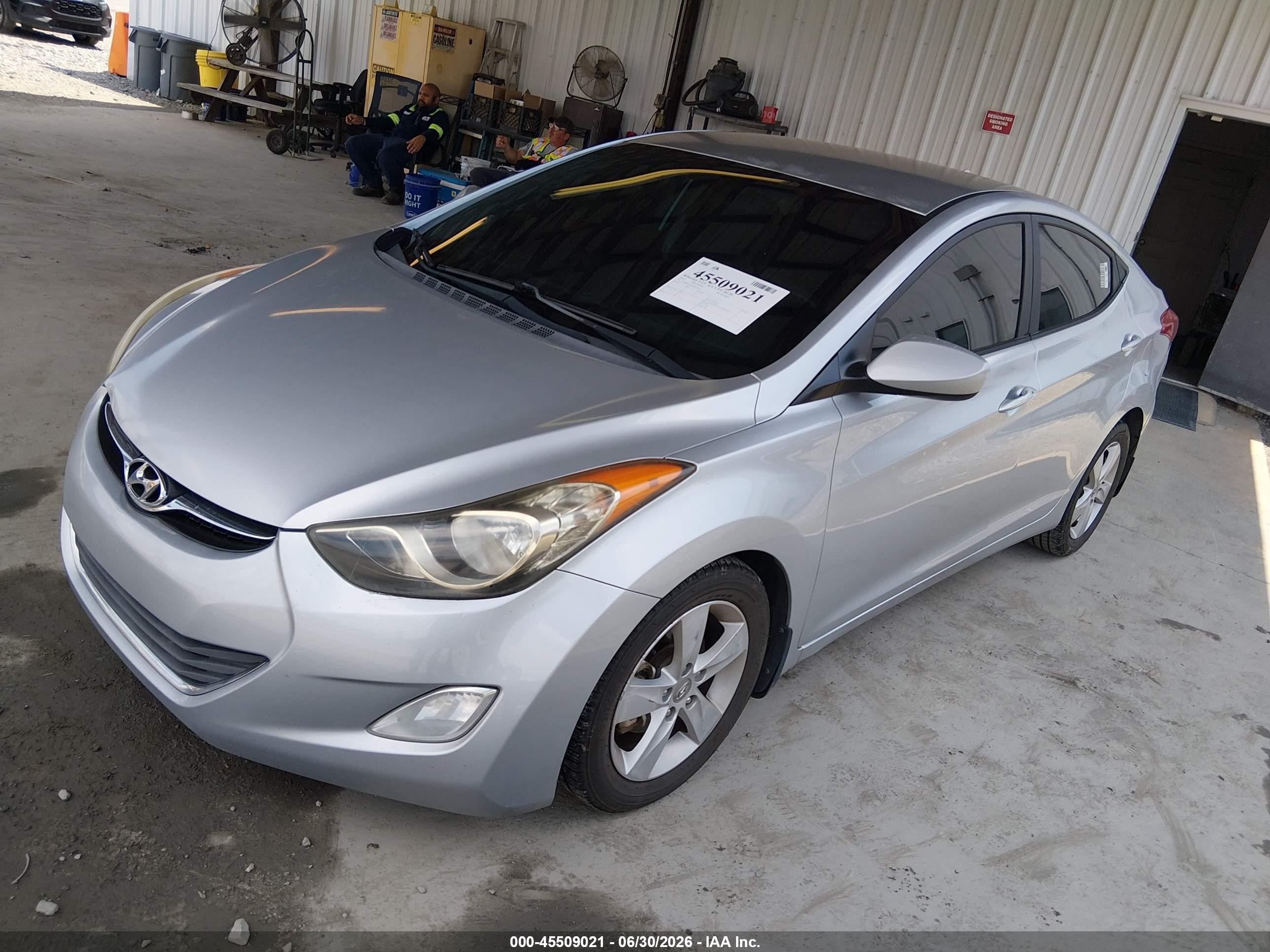 2013 Hyundai Elantra Gls Gray vin: 5NPDH4AEXDH430557